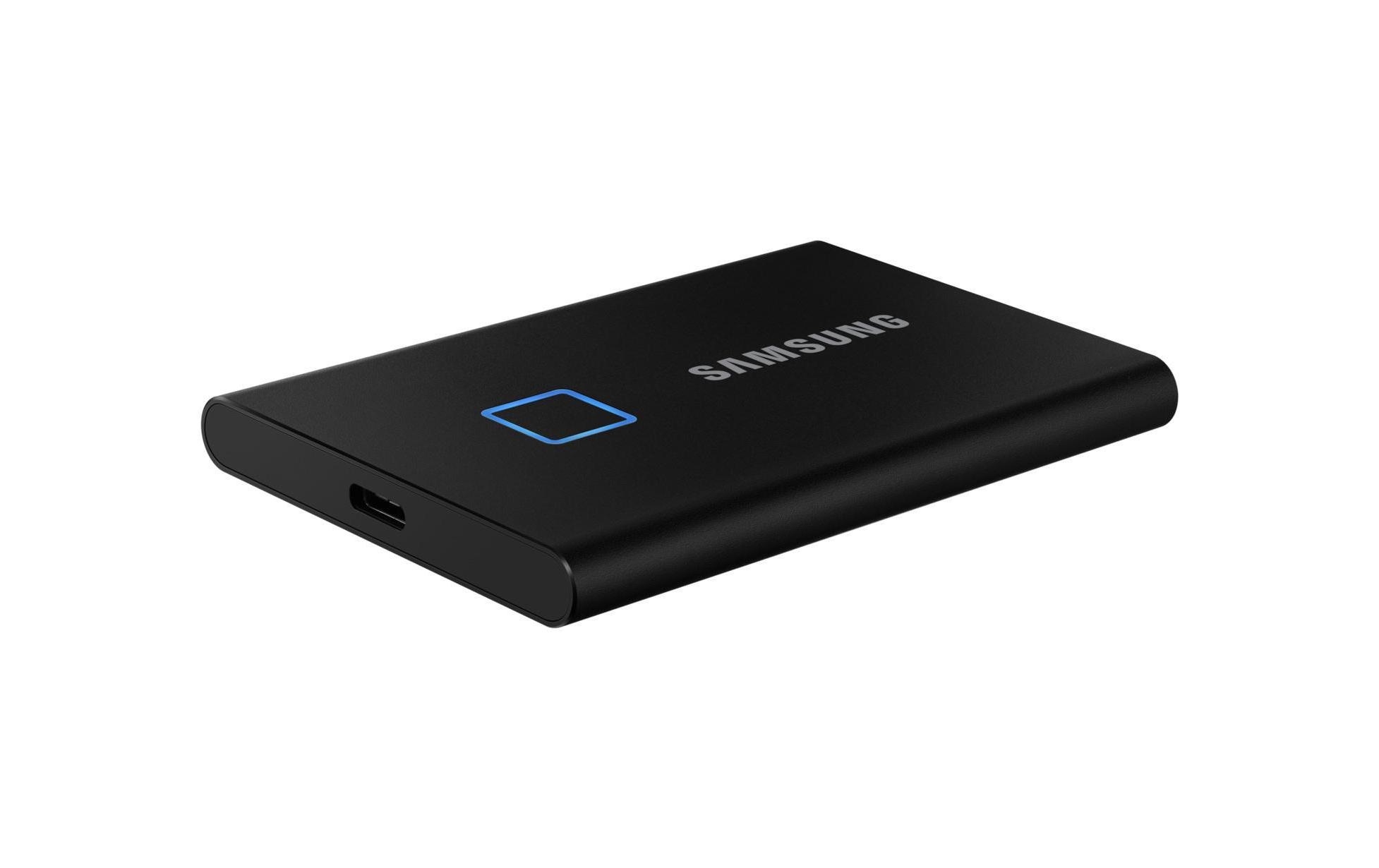 Samsung externe SSD »T7, 1 TB, Touch Black, USB 3.2 Gen 2«