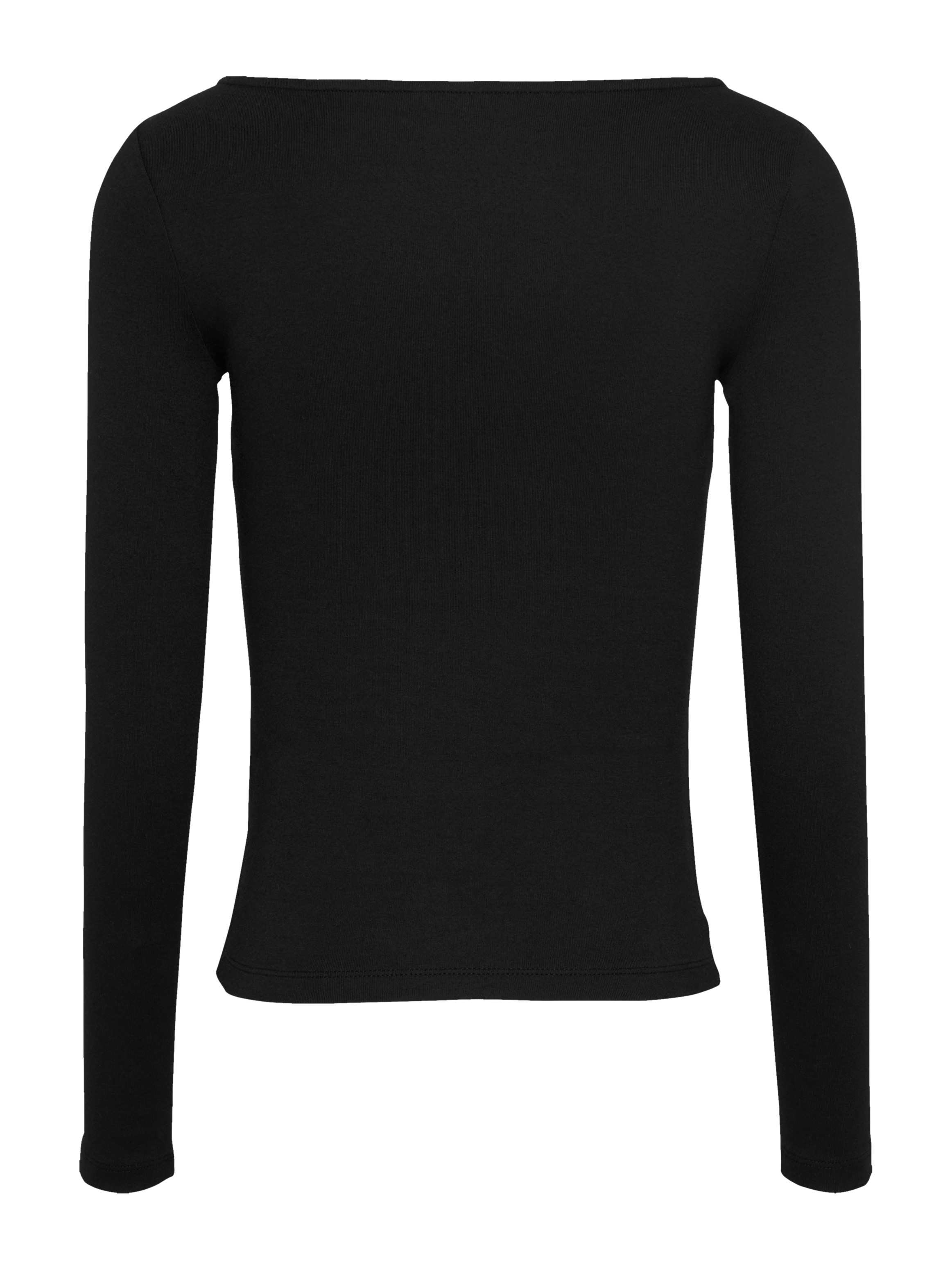 Tommy Jeans Langarmshirt »TJW BOAT NECK TOP LS«, mit Logostickerei