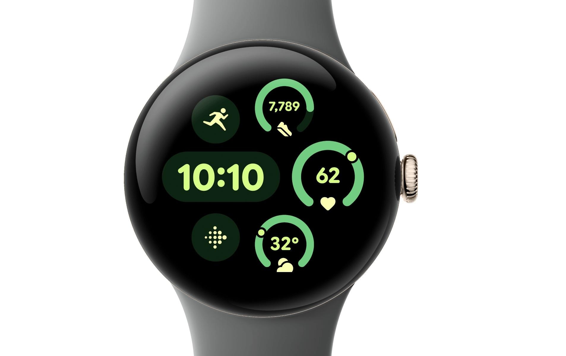Google Smartwatch »Pixel 3 WLAN 41 mm«, Android Wear, fallsicher