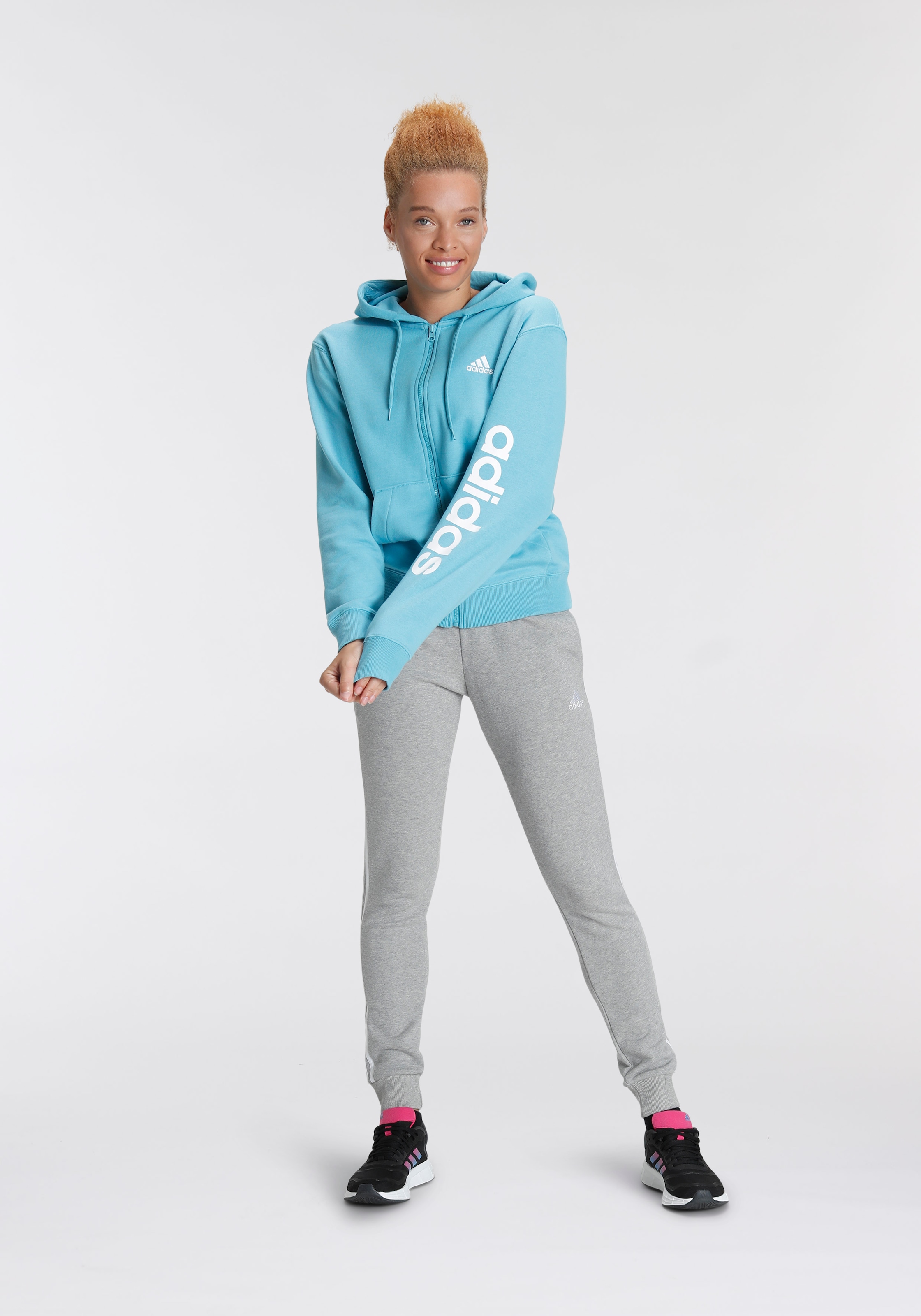 HOSE«, Jelmoli-Versand 3STREIFEN bei FRENCH Schweiz Sportswear online (1 adidas CUFFED Jogginghose tlg.) bestellen TERRY »ESSENTIALS