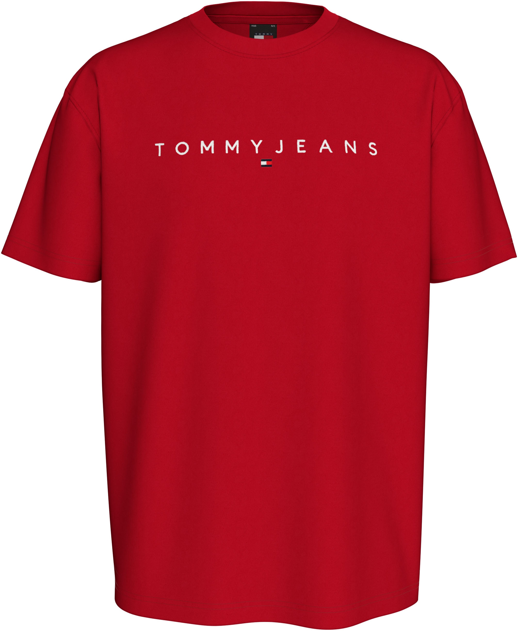 Tommy Jeans T-Shirt »TJM REG LINEAR LOGO TEE EXT«, mit Markenlabel