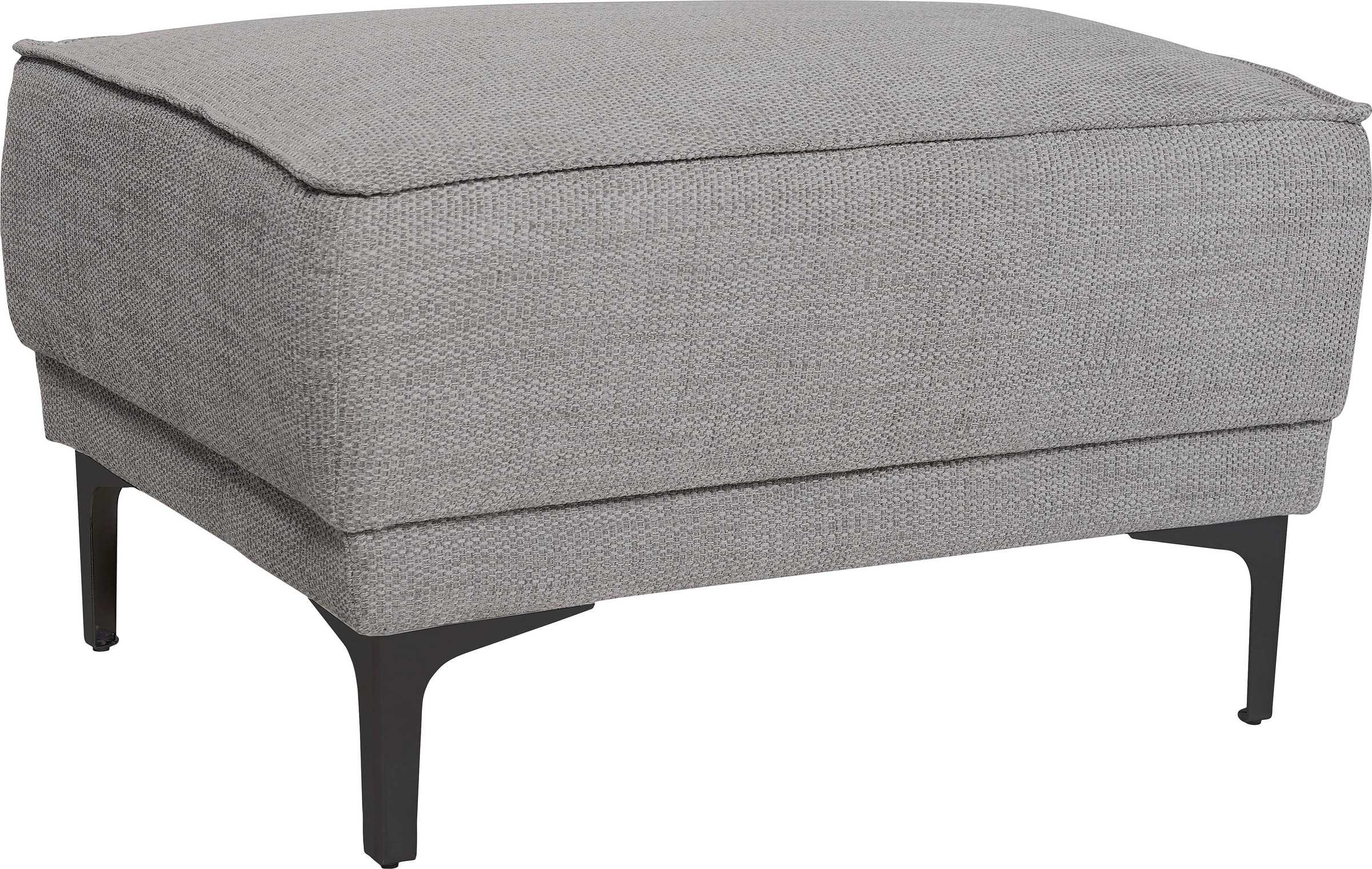 Places of Style Polsterhocker »Oland«, passend zur Serie OLAND, Skandi-Design, Metallfüsse