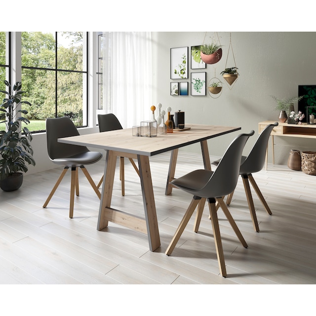 Homexperts Esszimmerstuhl »Kaja«, (Set), 2 St., Kunstleder, Sitzschale mit  Sitzkissen in Kunstleder online bestellen | Jelmoli-Versand