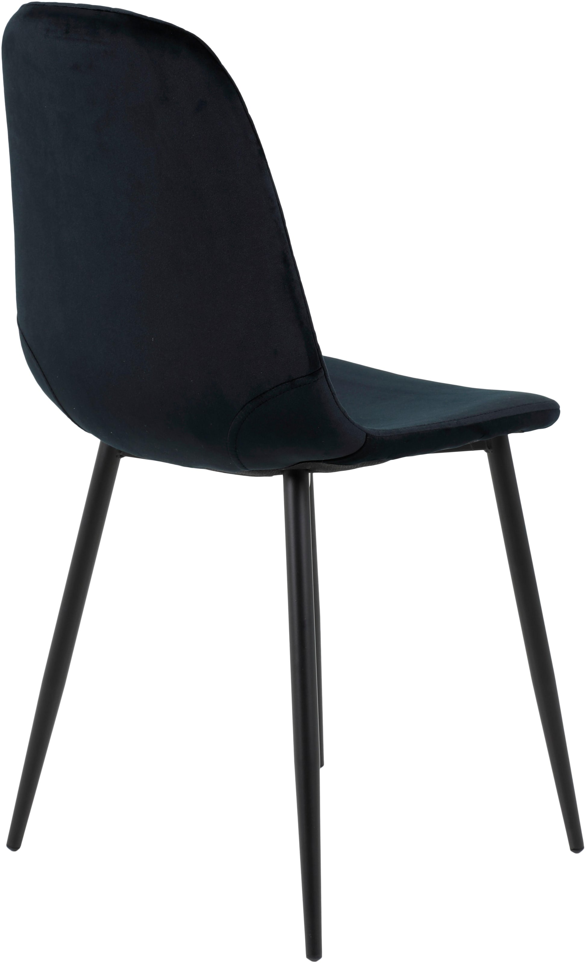 HELA Schalenstuhl »MIRA, Esszimmerstuhl, Stuhl, 4-Fuss Stuhl, BESTSELLER!«, (Set), 4 St., Samtvelours, 1, 2 oder 4 Stück, Schalenstuhl mit Steppung, Küchenstuhl