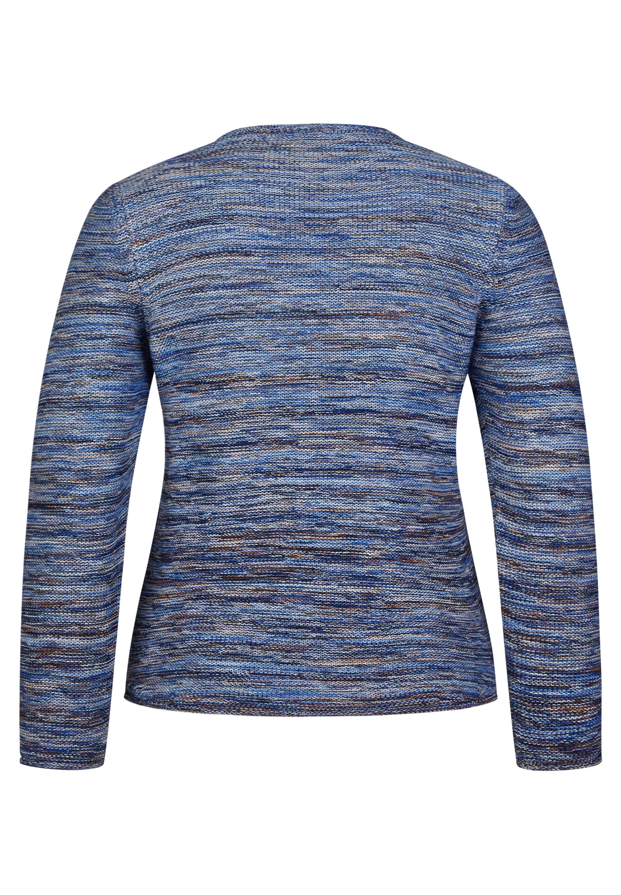 Rabe Strickpullover, in melierter Streifen-Optik