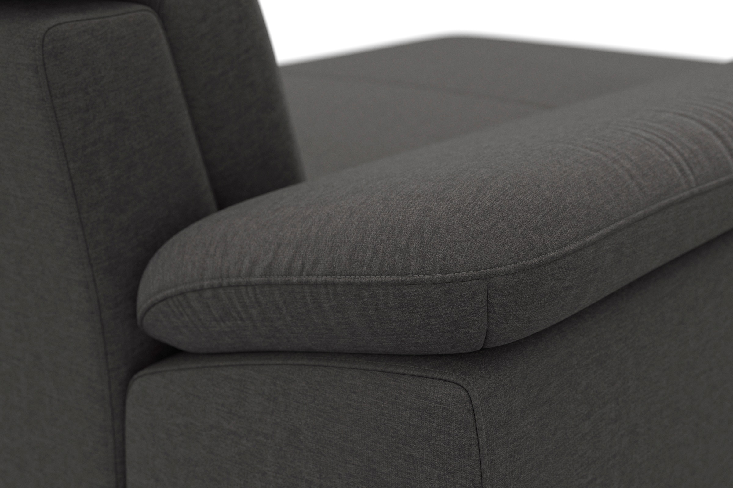 sit&more Wohnlandschaft »Cabrio U-Form, mit Sitztiefenverstellung, Arm- und Kopfteilverstellung«, 3 Nierenkissen, Federkern, optional Bettfunktion und Stauraum