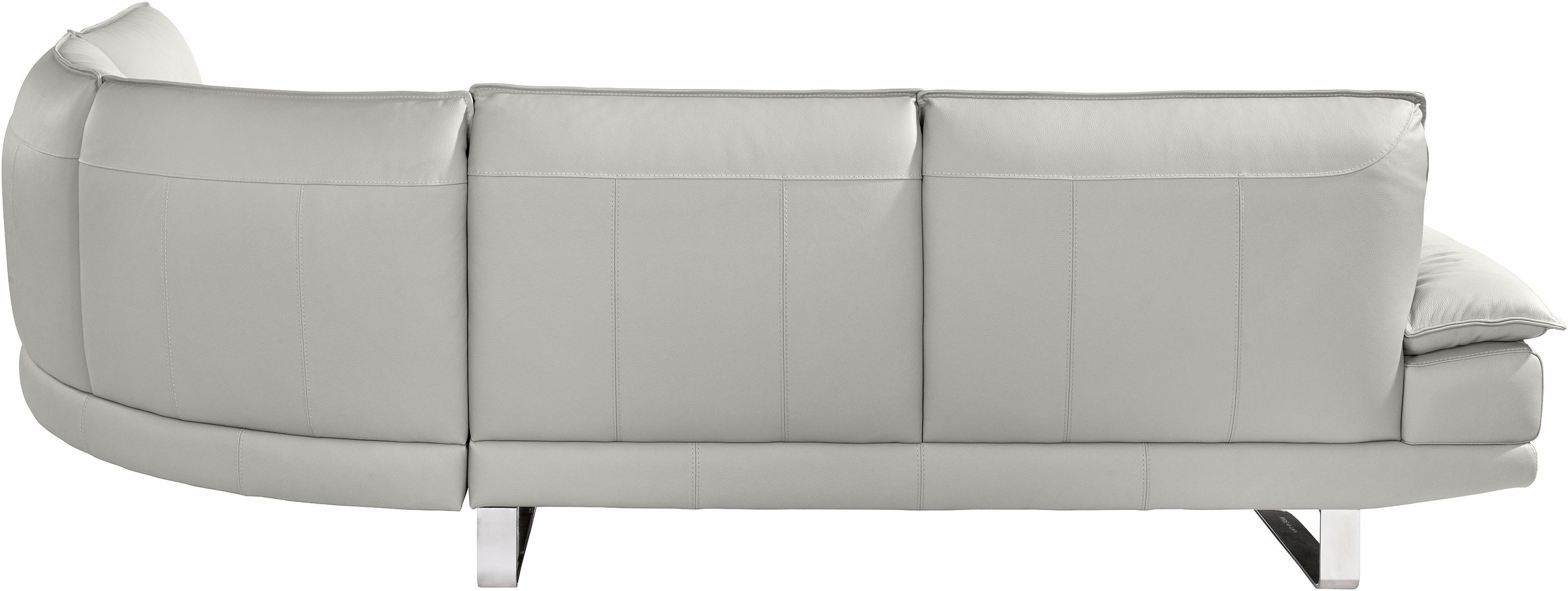 CALIA ITALIA Ecksofa »Dave, italienisches Designsofa mit erstklassigem Sitzkomfort, L-Form«, mit tollen Lederbezügen