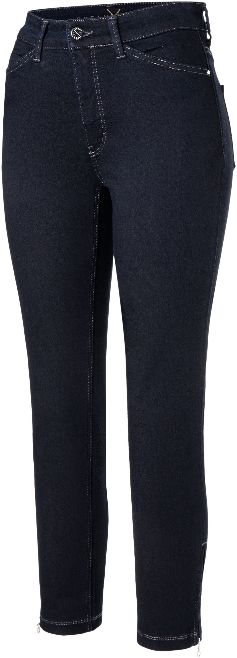 MAC 7/8-Jeans »Dream Chic«, verkürzte Form mit Reissverschluss