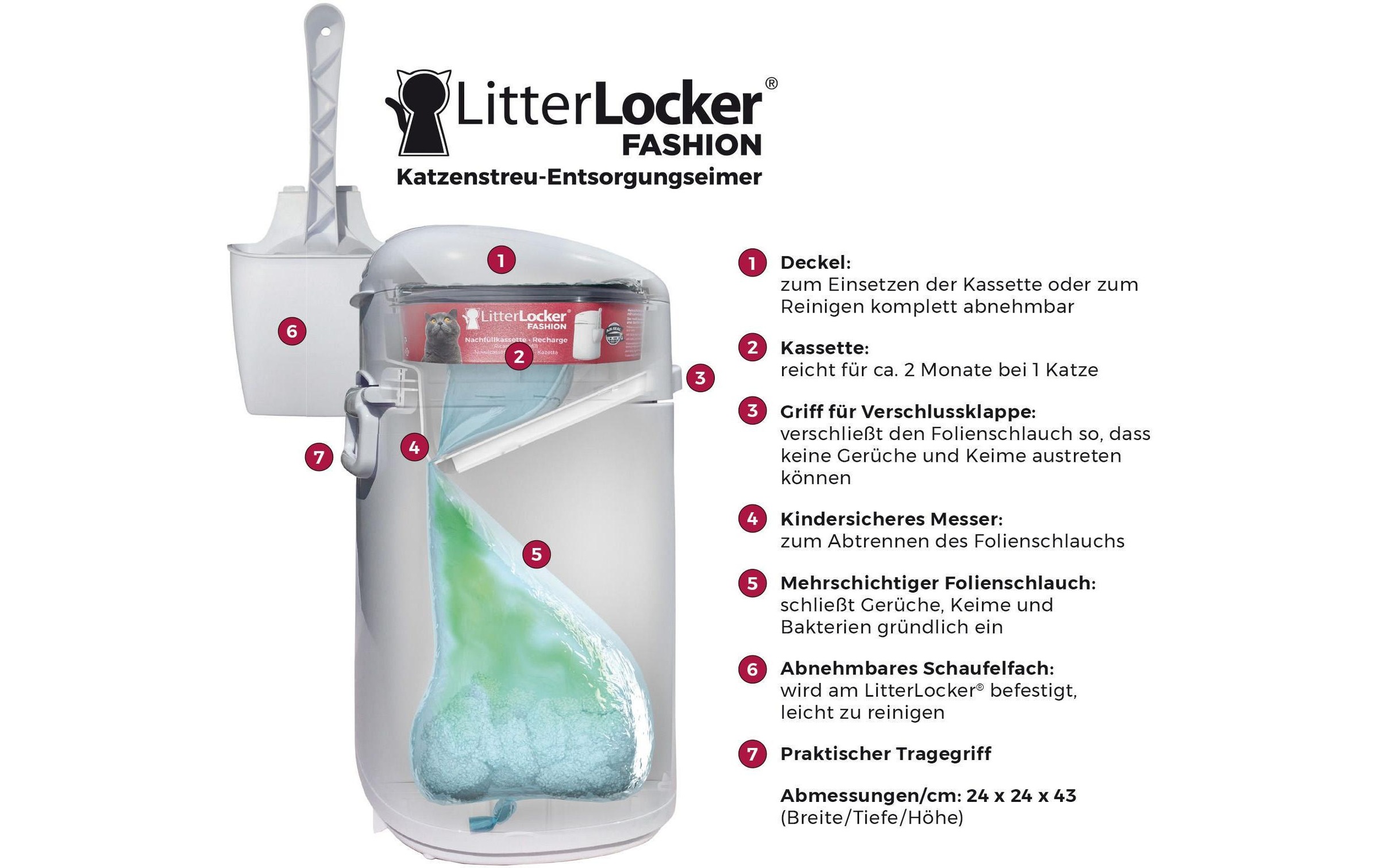 LitterLocker Katzentoilette »Genie«