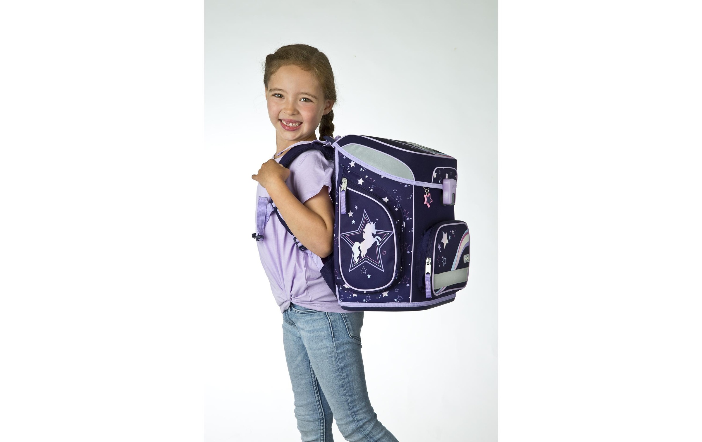 Scooli Schulrucksack »5-teilig Einhorn«