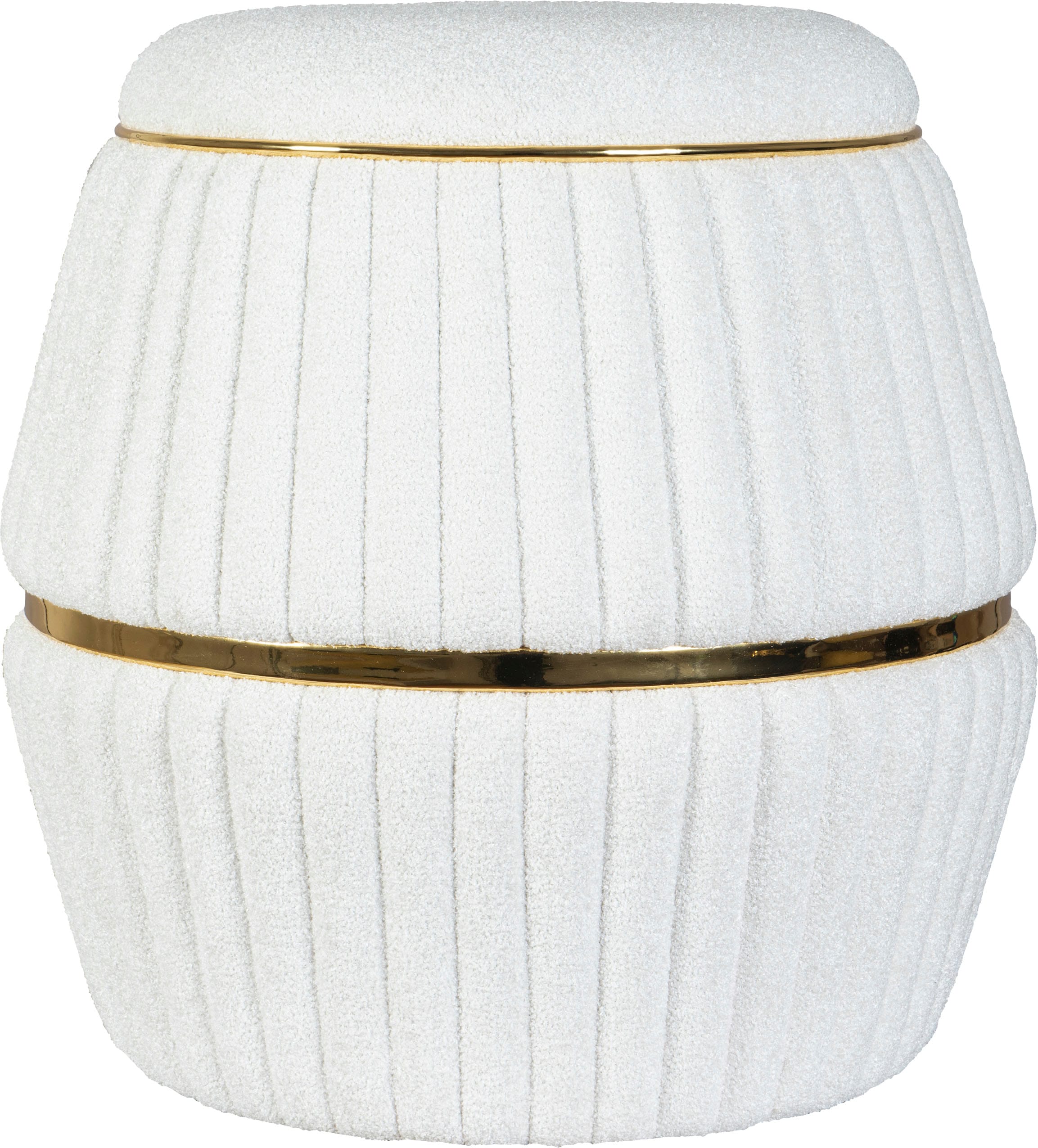 Kayoom Sitzhocker »Hocker Doric, trendiger Look, ästhetische Farbgebung, schöne Steppung«, (1 St.), komfortabel, hochqualitativ, pflegeleicht, in vielen Räumen zuhause