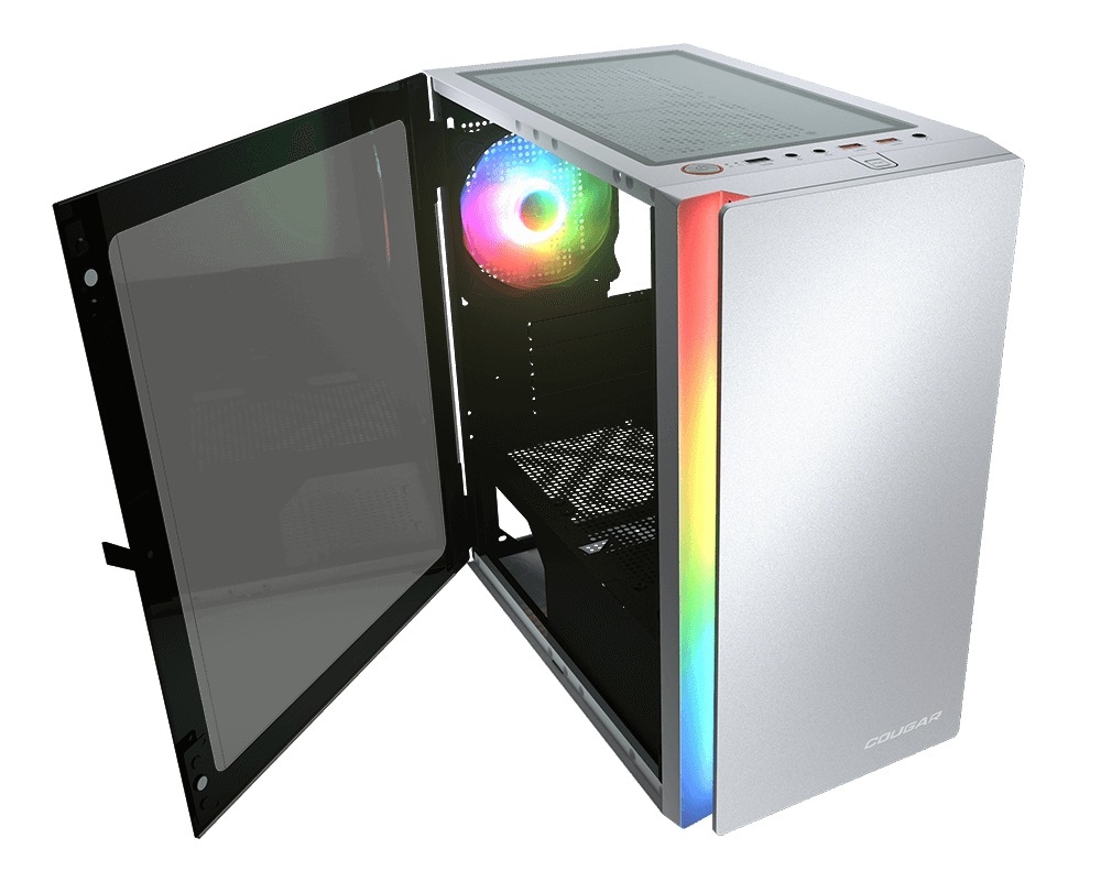 Cougar PC-Gehäuse »PURITY RGB, Mini Tower, Weiss«