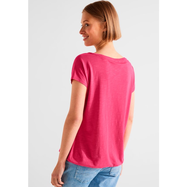 STREET ONE T-Shirt, mit elastischem Saum für perfekten Sitz online shoppen  bei Jelmoli-Versand Schweiz