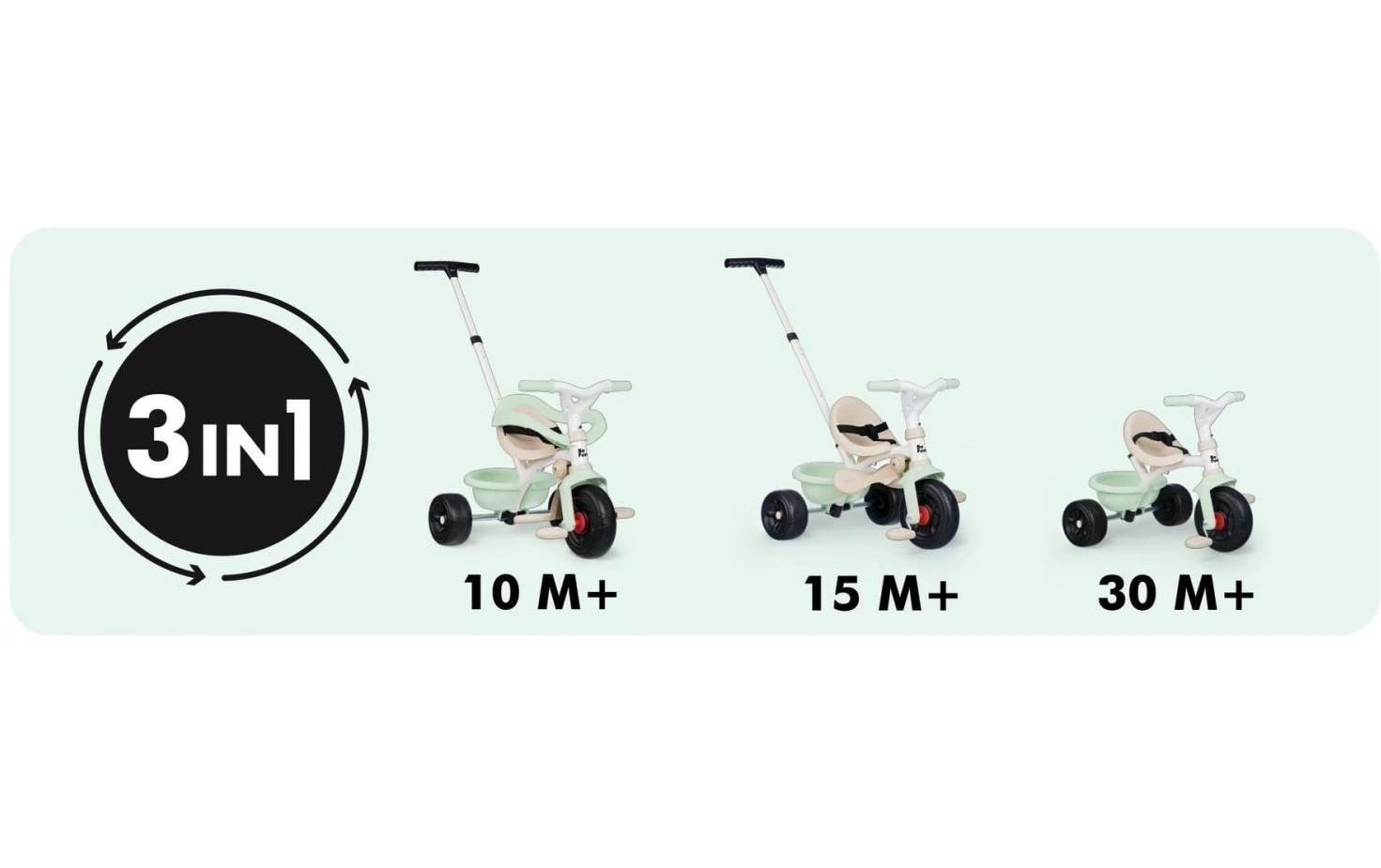 Smoby Dreirad »Be Fun Komfort Mint«