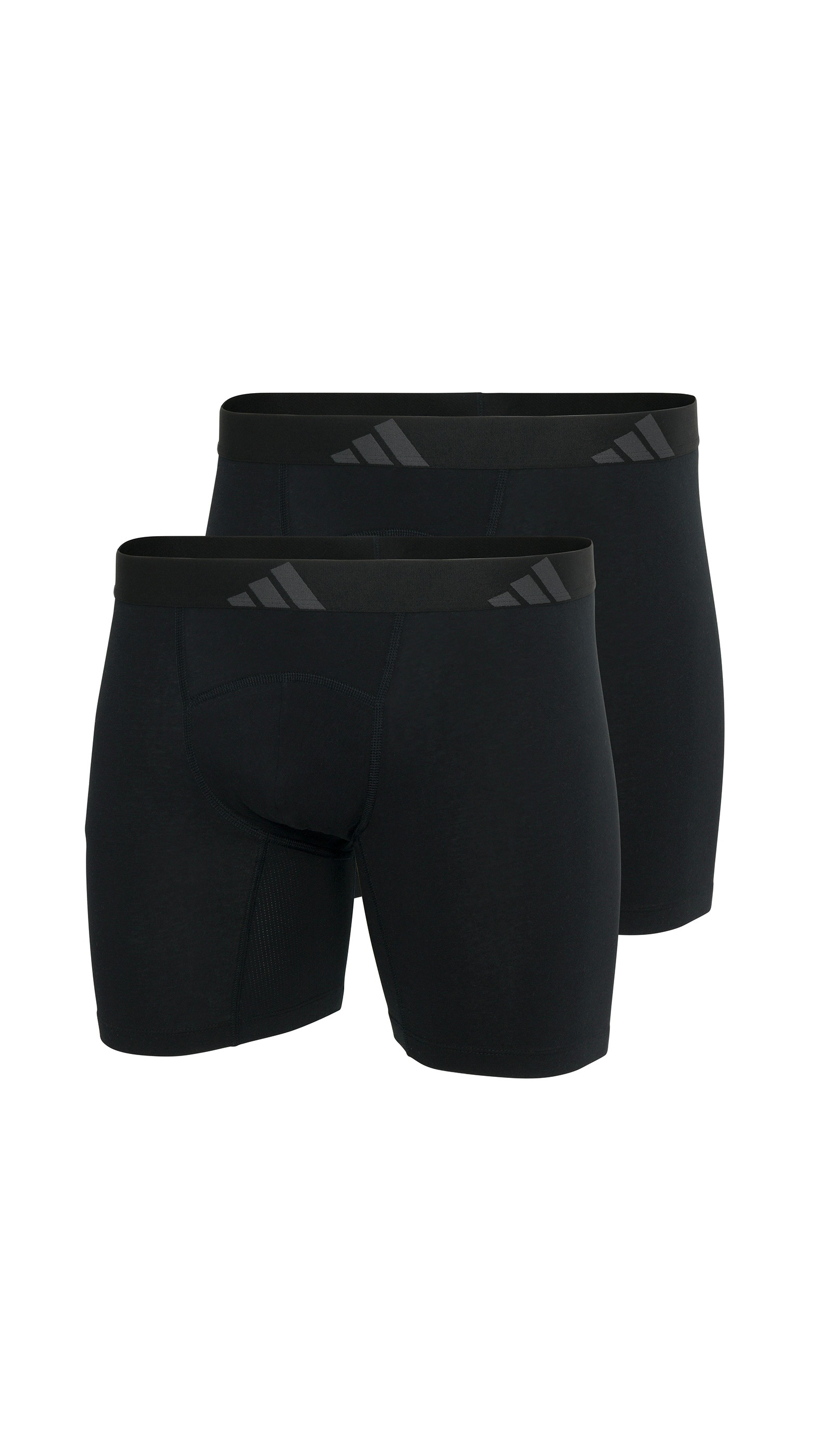 adidas Sportswear Boxershorts »Active Flex Cotton« 2er Pack, Belüftete Mesh-Rückenpartie und -Schritt, elastisch, ohne Eingriff