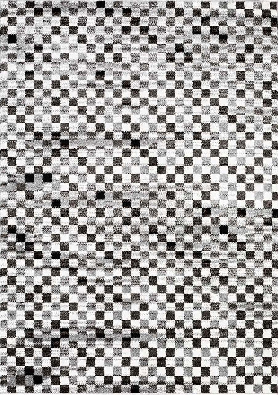 Carpet City Teppich »Moda 1141«, rechteckig, 11 mm Höhe, Kurzflor, Karo, weich, Wohnzimmer, Schlafzimmer