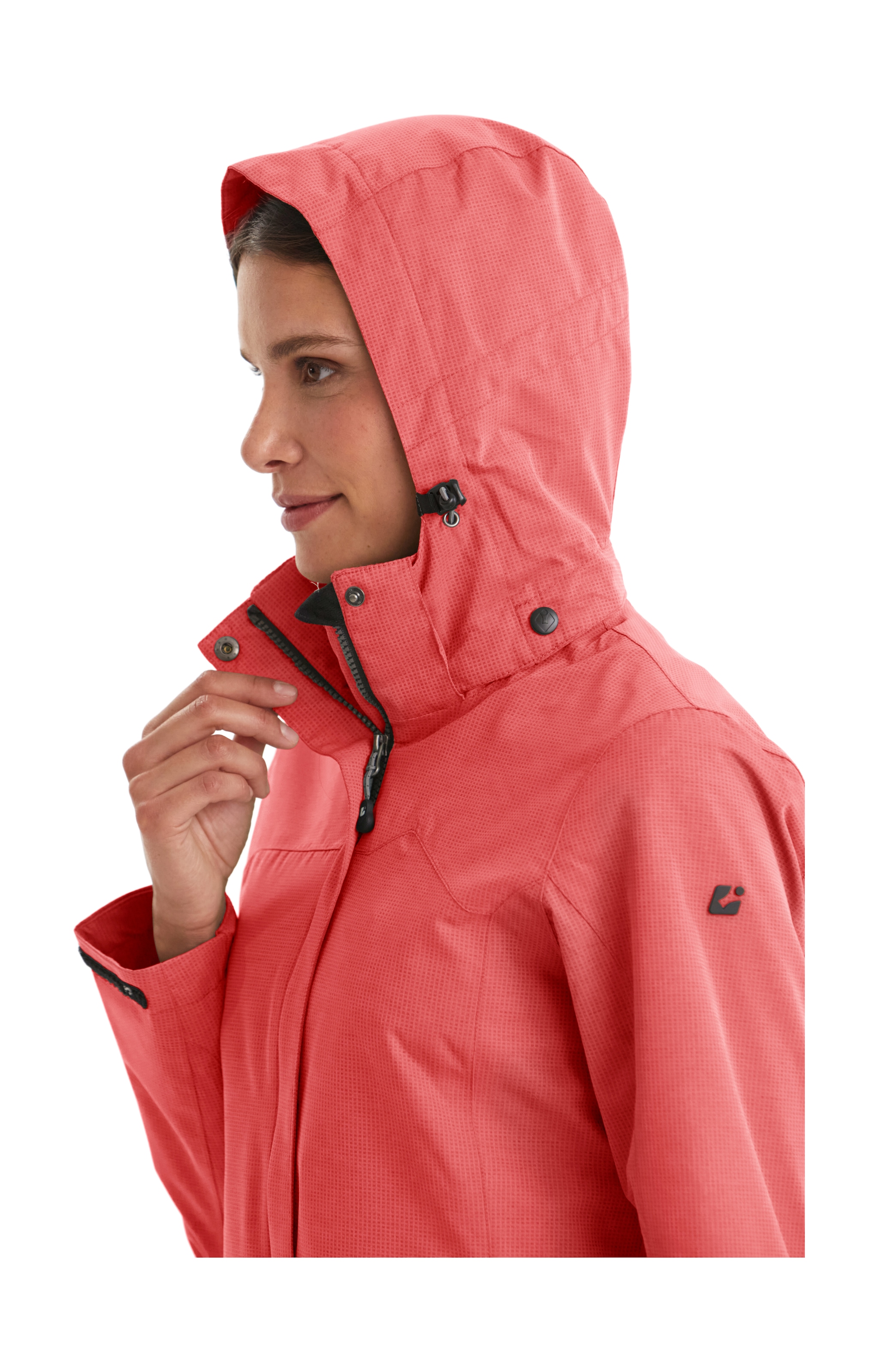 Killtec Outdoorjacke »Inkele«, Damenjacke mit abnehmbarer Kapuze, wind- und wasserdicht, atmungsaktiv