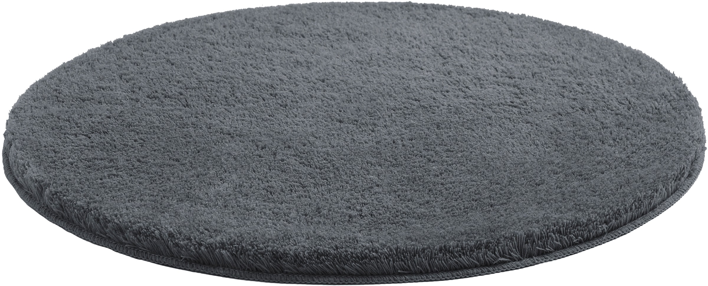 my home Badematte »Merida, Badvorleger, Badezimmer Teppich«, rutschhemmend beschichtet, fussbodenheizungsgeeignet-schnell trocknend-strapazierfähig, Badteppich, Uni Farben, rechteckig, rund & als 2-tlg. Set erhältlich