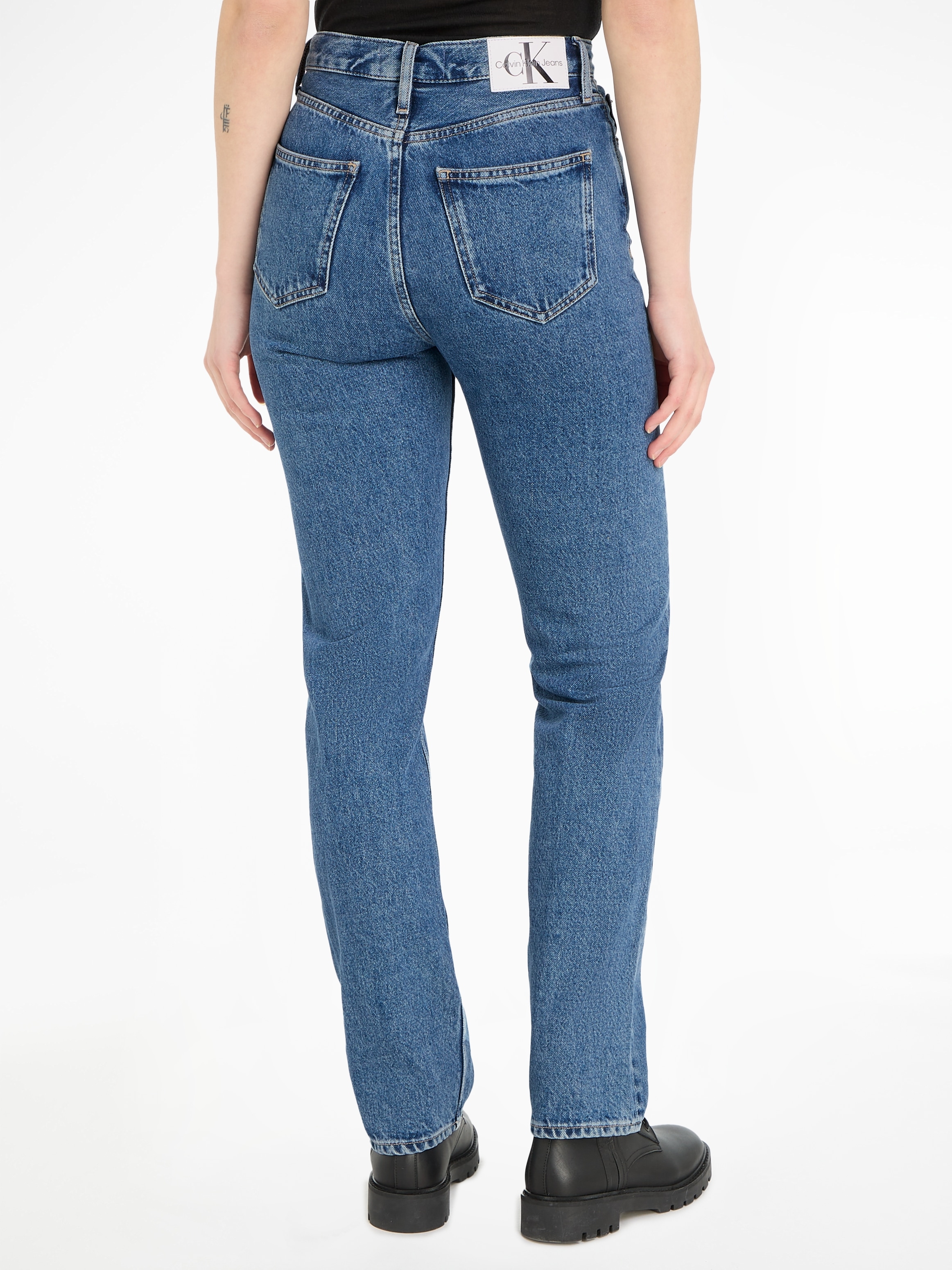 Calvin Klein Jeans Straight-Jeans »HIGH RISE STRAIGHT«, im 5-Pocket-Style