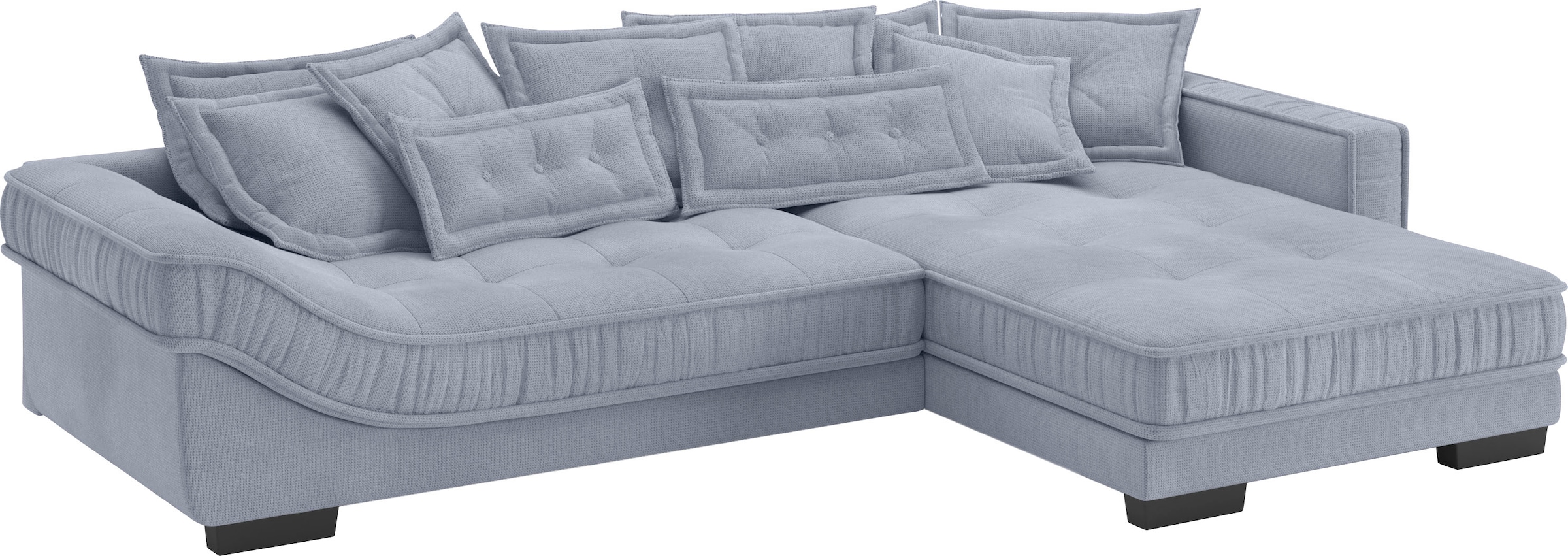 Mr. Couch Ecksofa »Diwan II, L-Form«, Wahlweise mit Kaltschaumpolsterung bis 140 kg belastbar