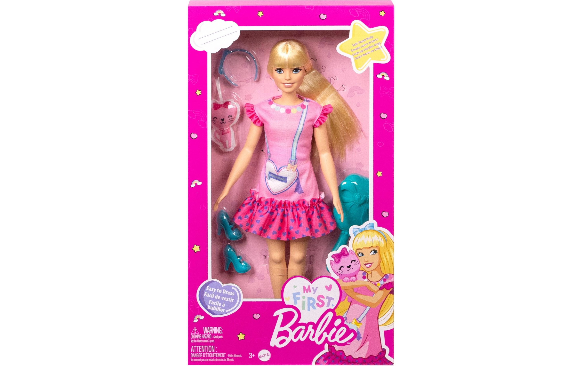 Barbie Anziehpuppe »My First Barbie Core Doll with Kitten«