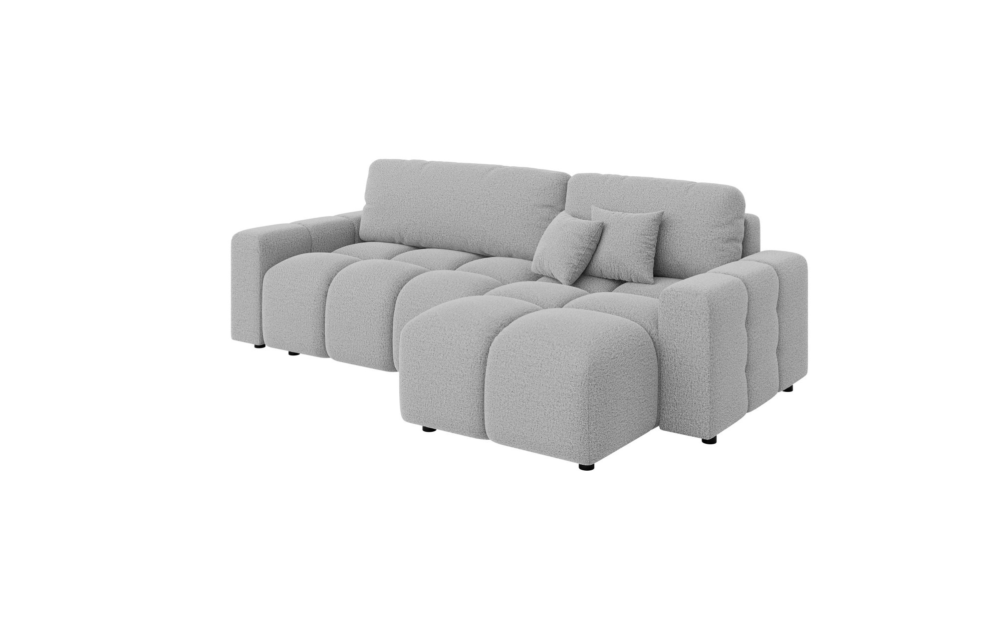 INOSIGN Ecksofa »FELICI, Schlafsofa 233cm, L-Form mit Recamiere beidseitig montierbar«, Designsofa mit Bettfunktion und Bettkasten, Masse B/T/H: 233/142/88 cm