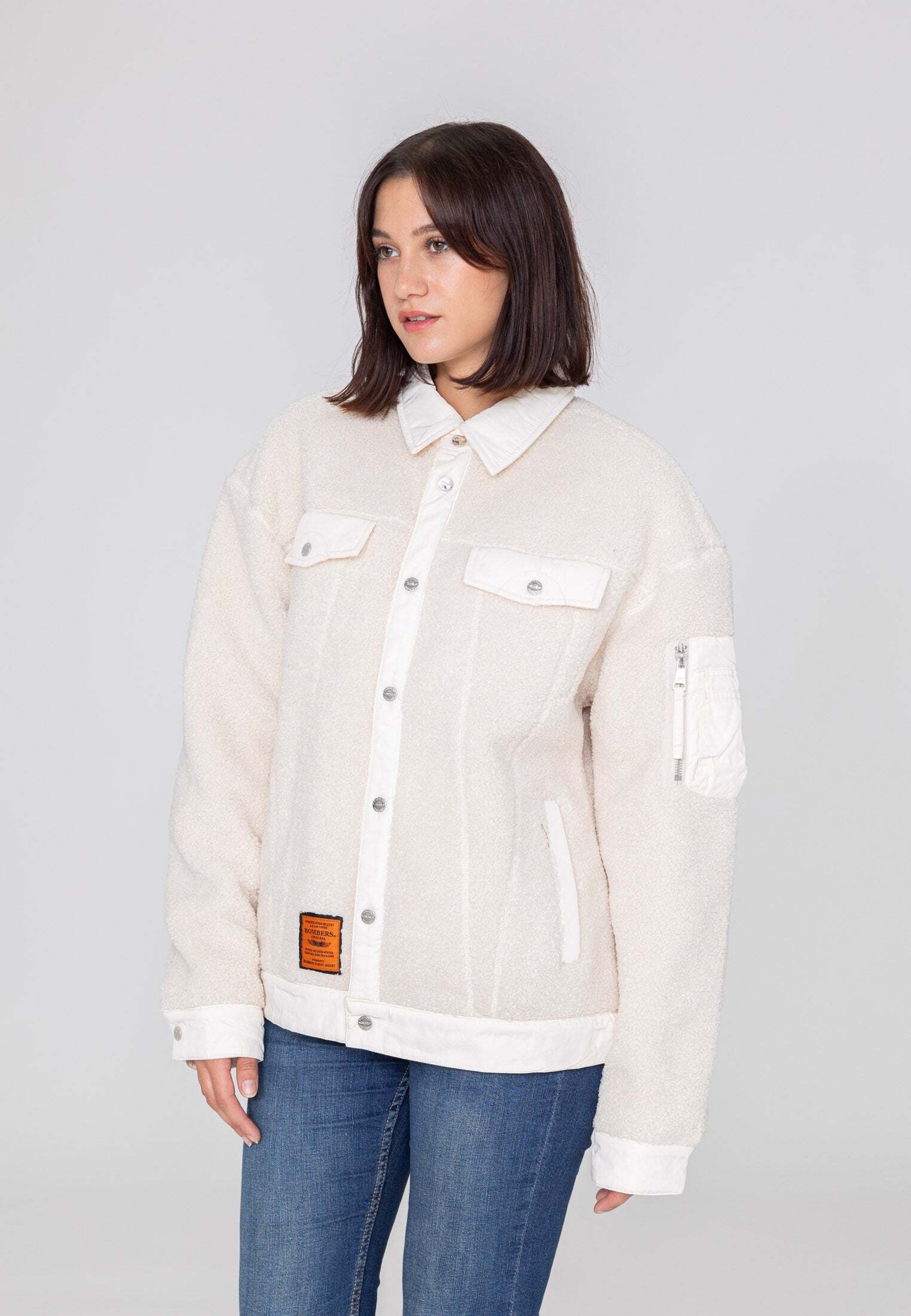 Bombers Original Fleecejacke »Bombers Original Sherpajacke Saratoga U«