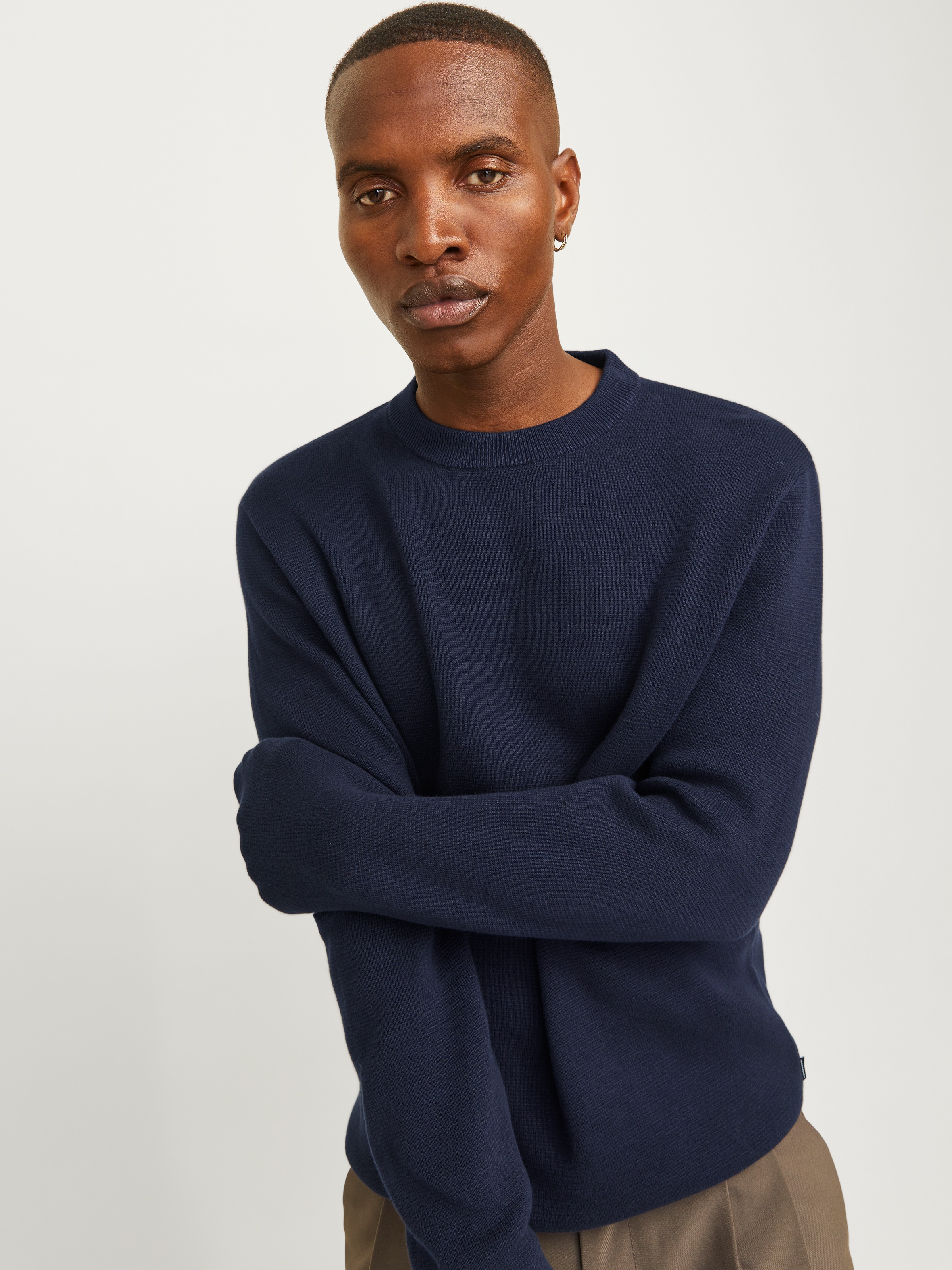 Jack & Jones Rundhalspullover »JPRBLAMARK MERINO KNIT CREW NECK LN«