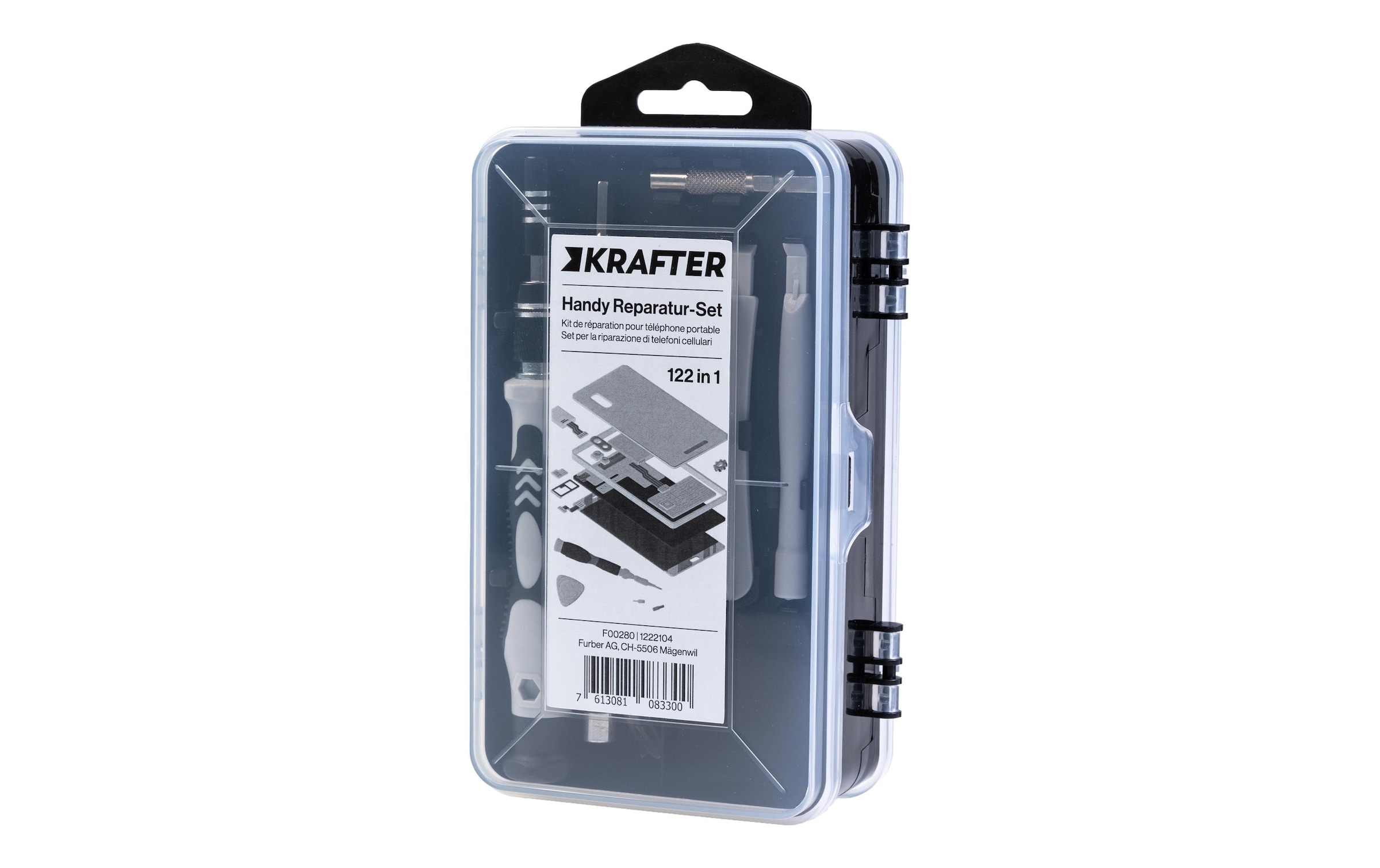 Krafter Multitool »122-teilig«, (122 St.)