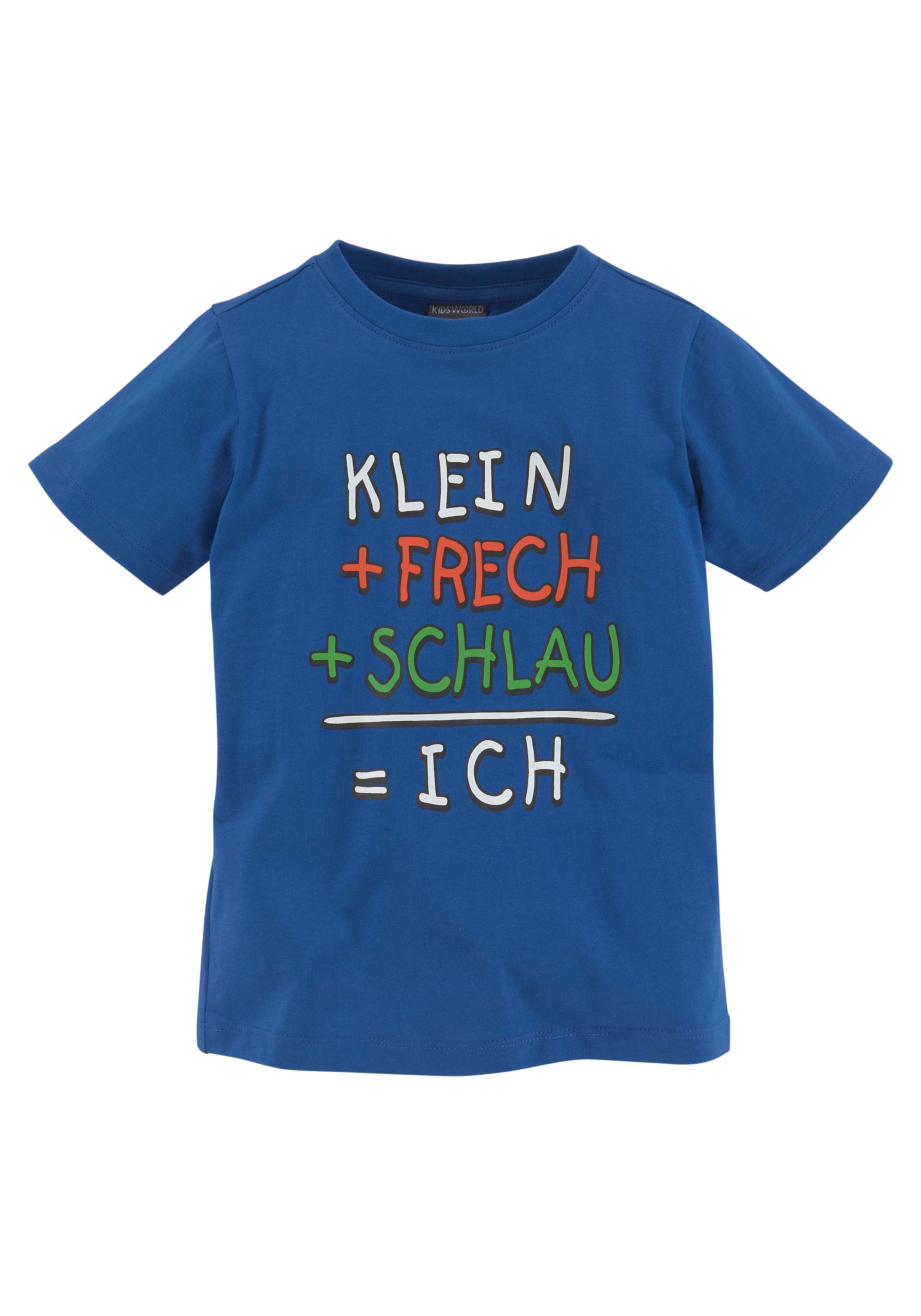 T-Shirt | »KLEIN+FRECH+SCHLAU...« ✵ KIDSWORLD online ordern Jelmoli-Versand