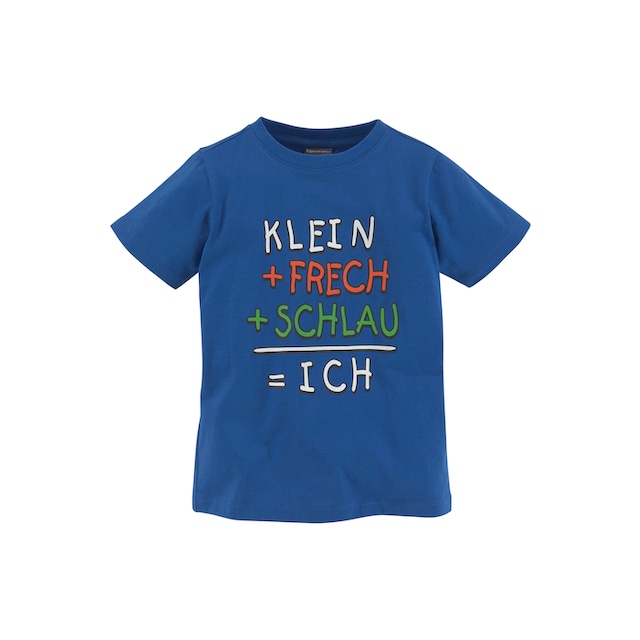 ✵ KIDSWORLD T-Shirt »KLEIN+FRECH+SCHLAU...« online ordern | Jelmoli-Versand