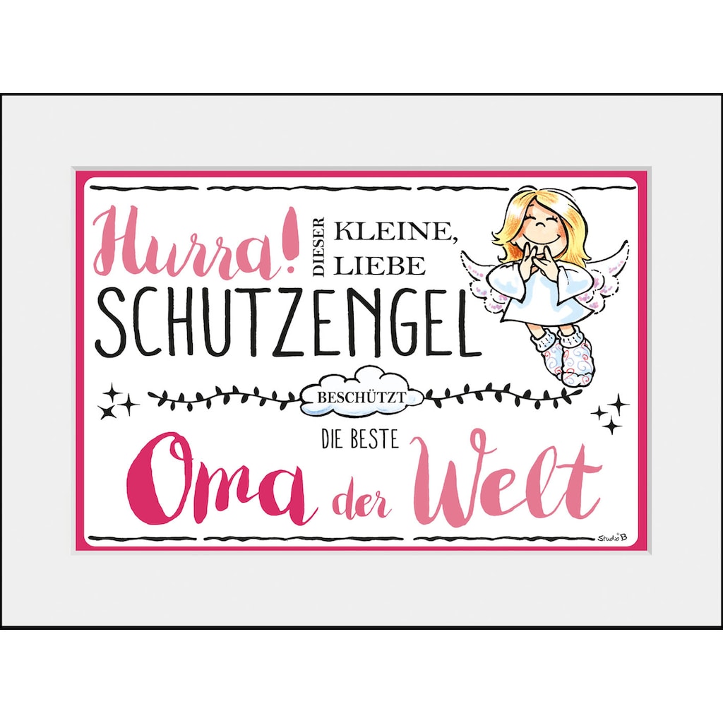 queence Bild »Schutzengel Oma«, Engel, (1 St.)