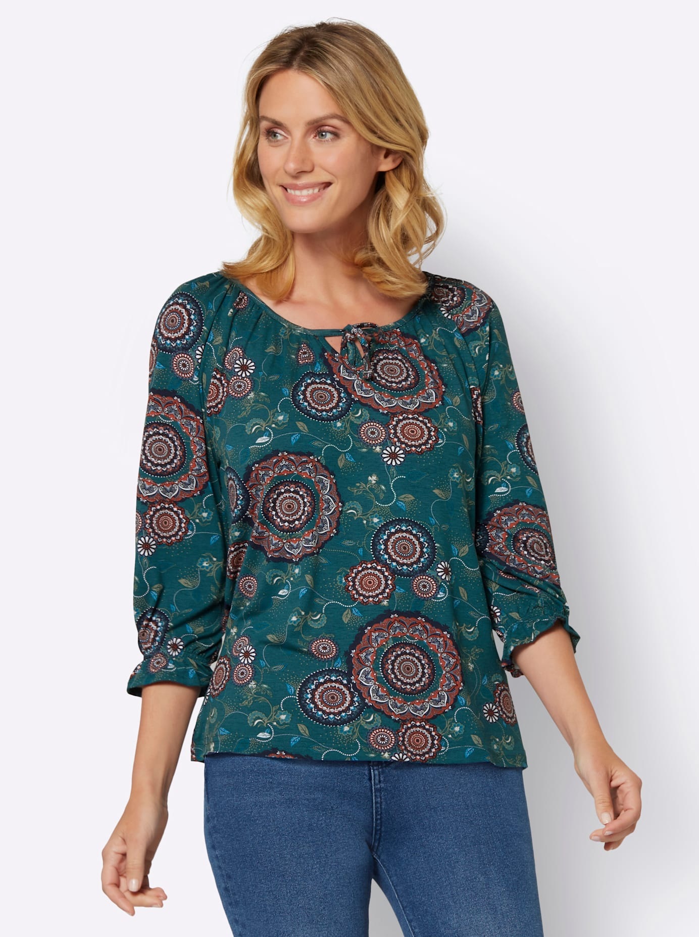 Inspirationen 3/4-Arm-Shirt »Druck-Shirt« 1 Stk.