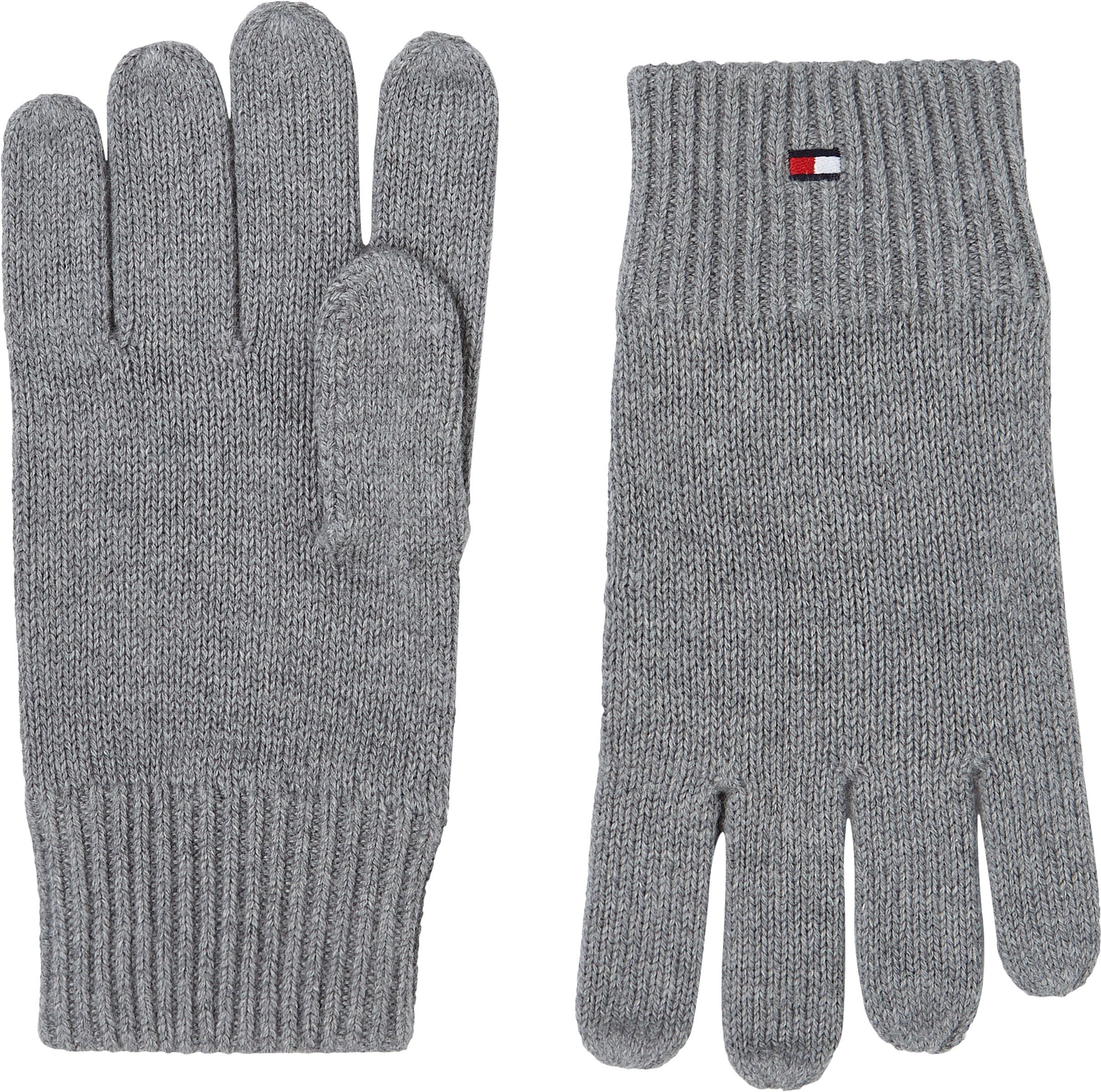 Tommy Hilfiger Strickhandschuhe »ESSENTIALS FLAG GLOVES«, mit Logostickerei