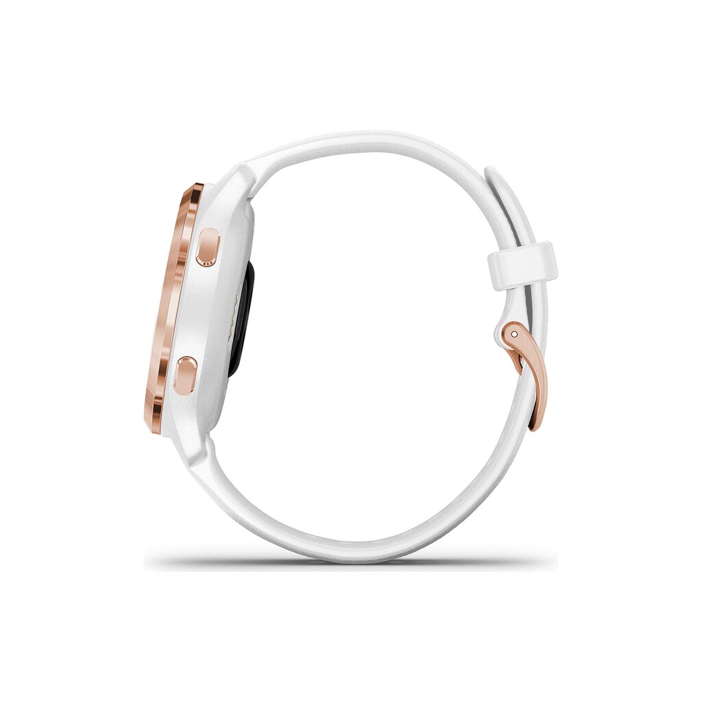 Garmin Smartwatch »Venu 2S Weiss/Rosa«
