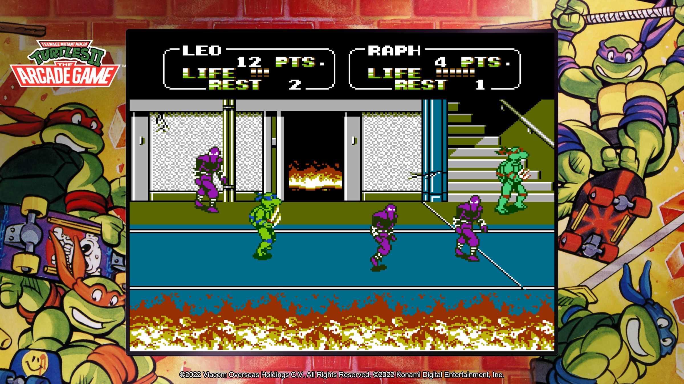 Konami Spielesoftware »Teenage Mutant Ninja Turtles - The Cowabunga Collection«, PlayStation 5