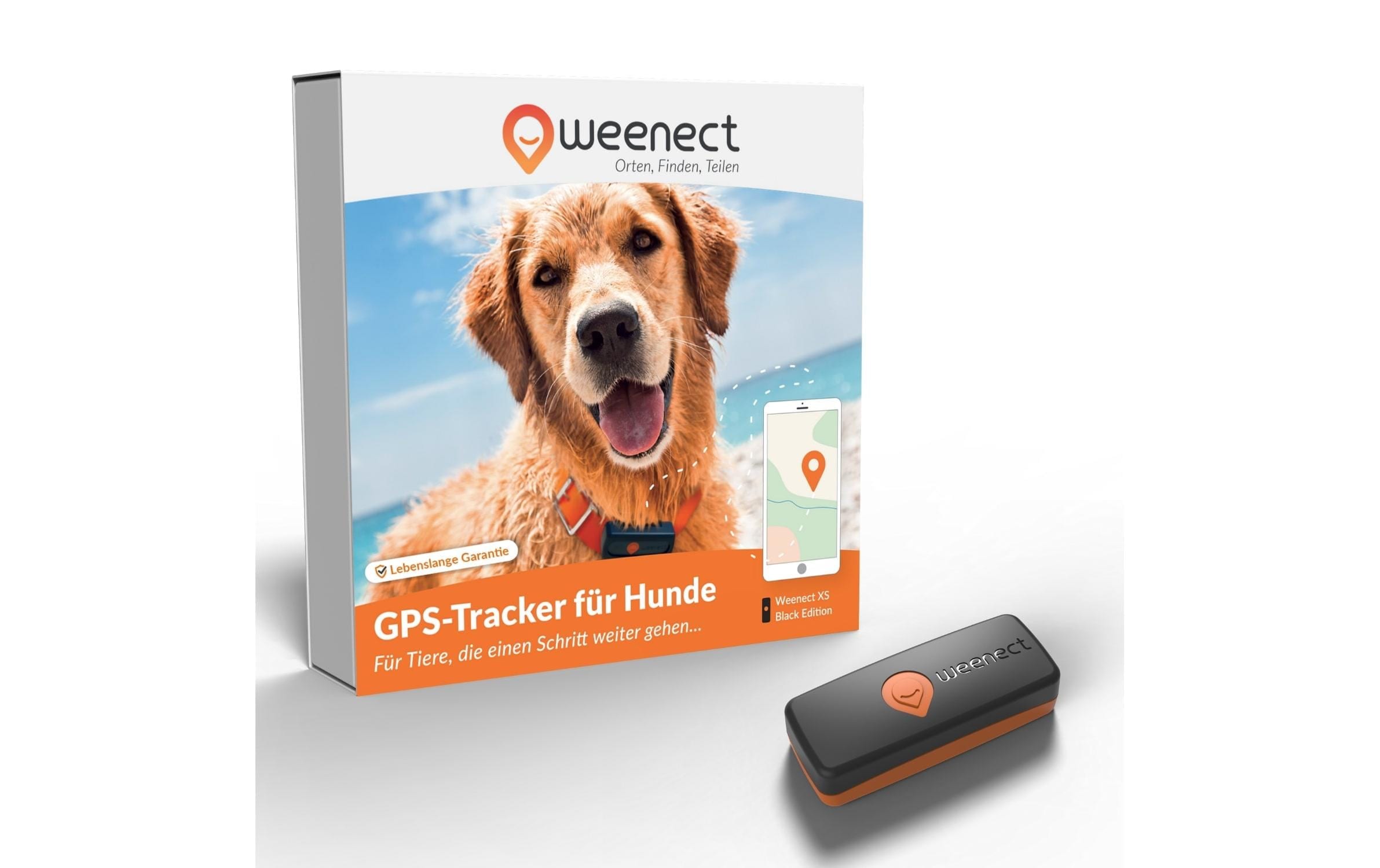GPS-Tracker »Weenect XS für Hunde Schwarz«