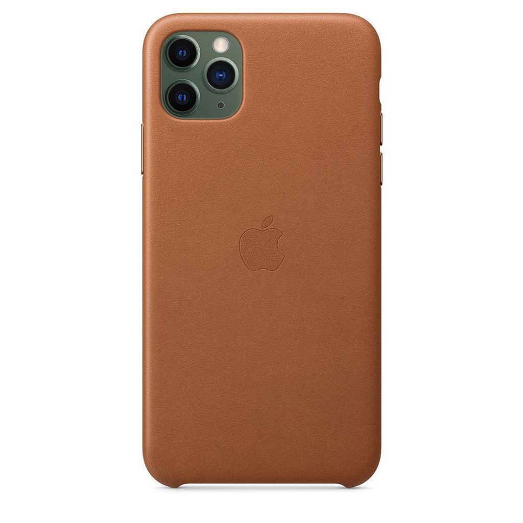 Apple Smartphone-Hülle »Apple iPhone 11 PM Leder Case Saddle Brown«, 16,5 cm (6,5 Zoll), MX0D2ZM/A