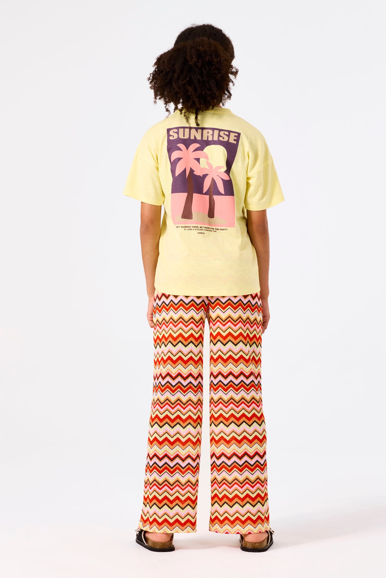Garcia T-Shirt, mit Front- und Backprint for GIRLS