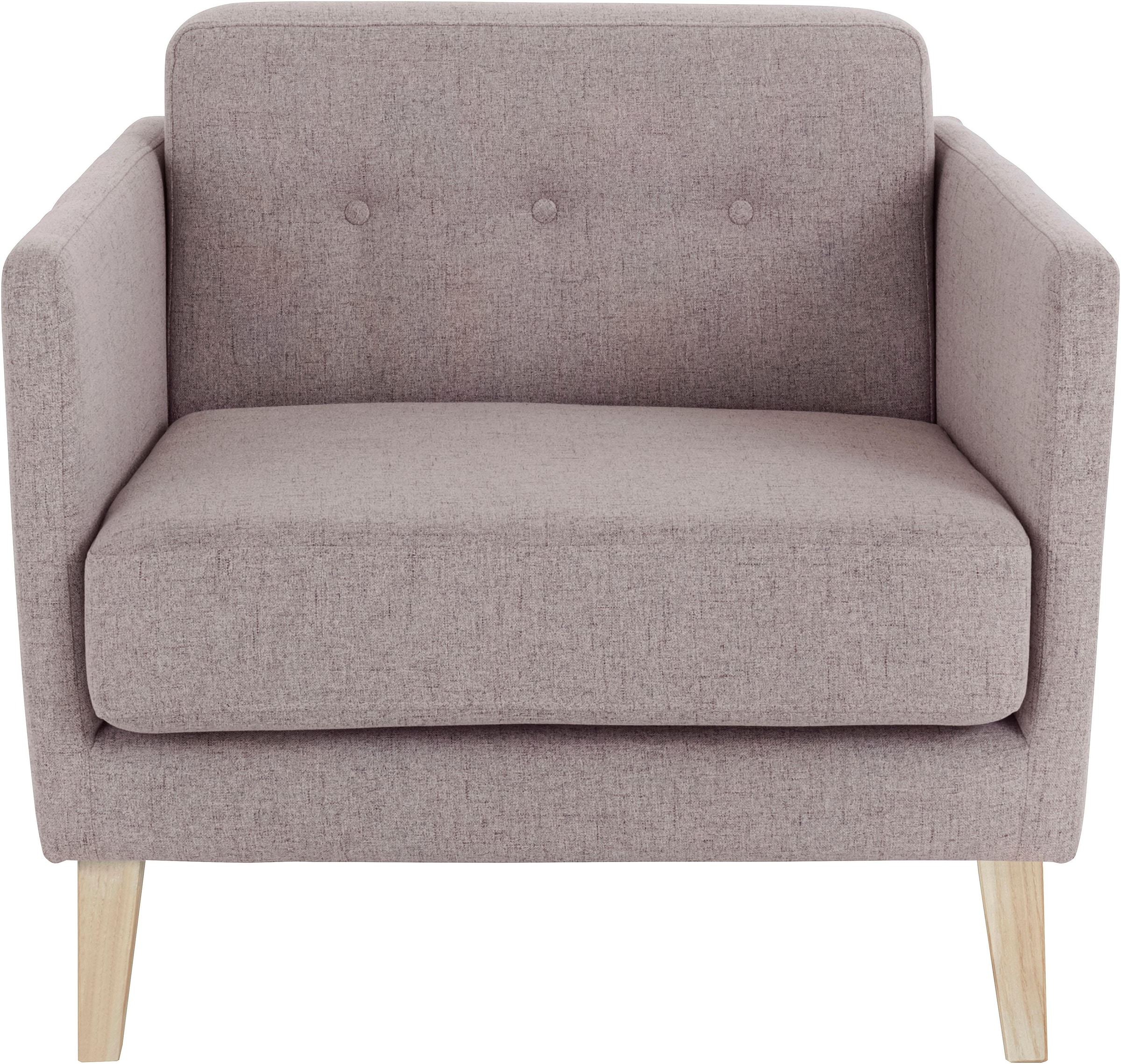 andas Sessel »Raadal«, in skandinavischer Optik, mit Knopfheftung, Design by Morten Georgsen
