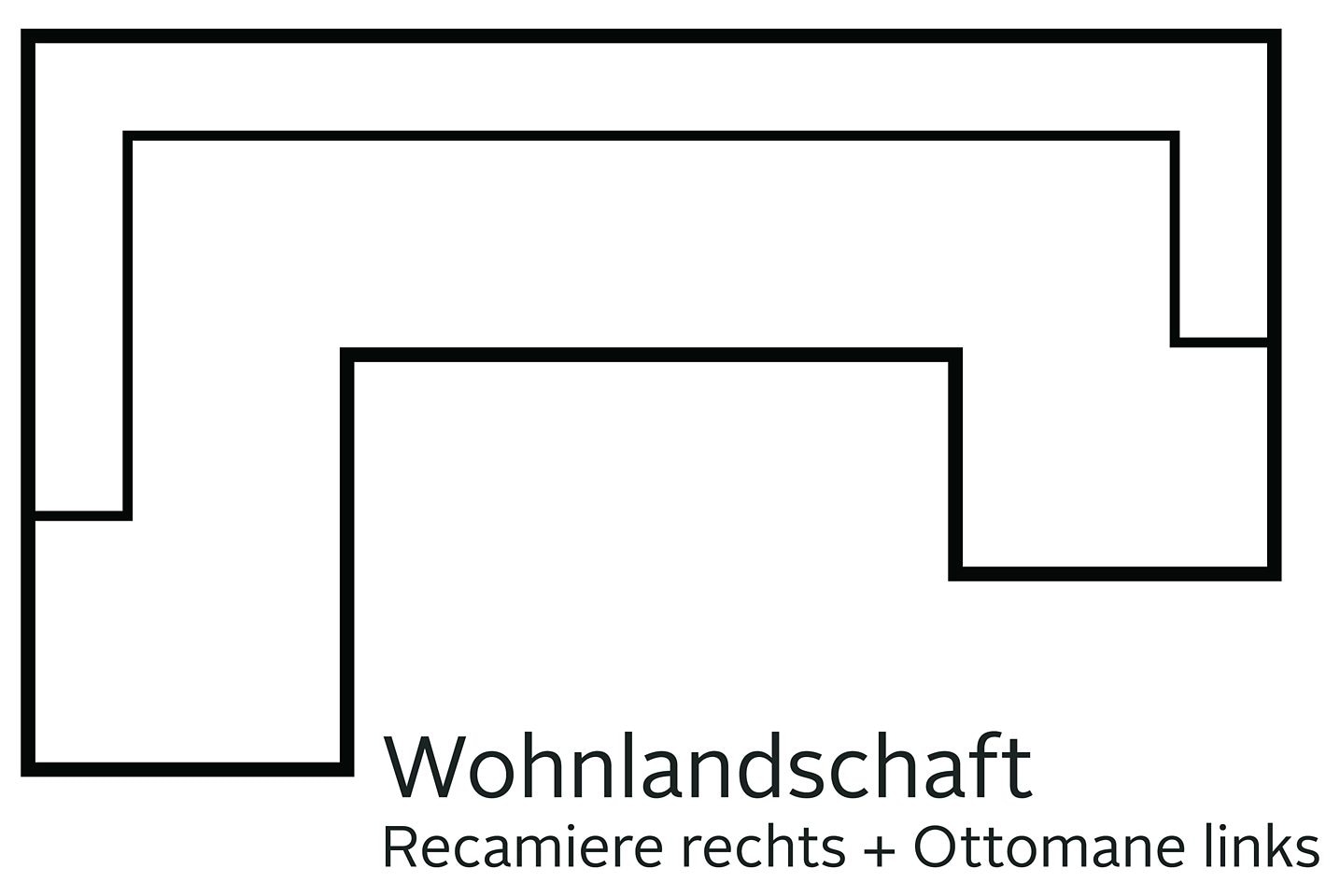 DOMO collection Wohnlandschaft »Santana U-Form«, wahlweise mit Bettfunktion