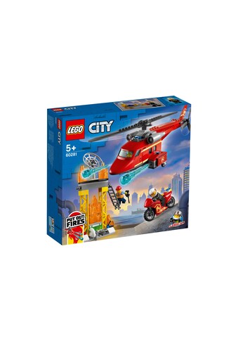 LEGO® Konstruktionsspielsteine »Feuerwehrhubschrauber 60« kaufen