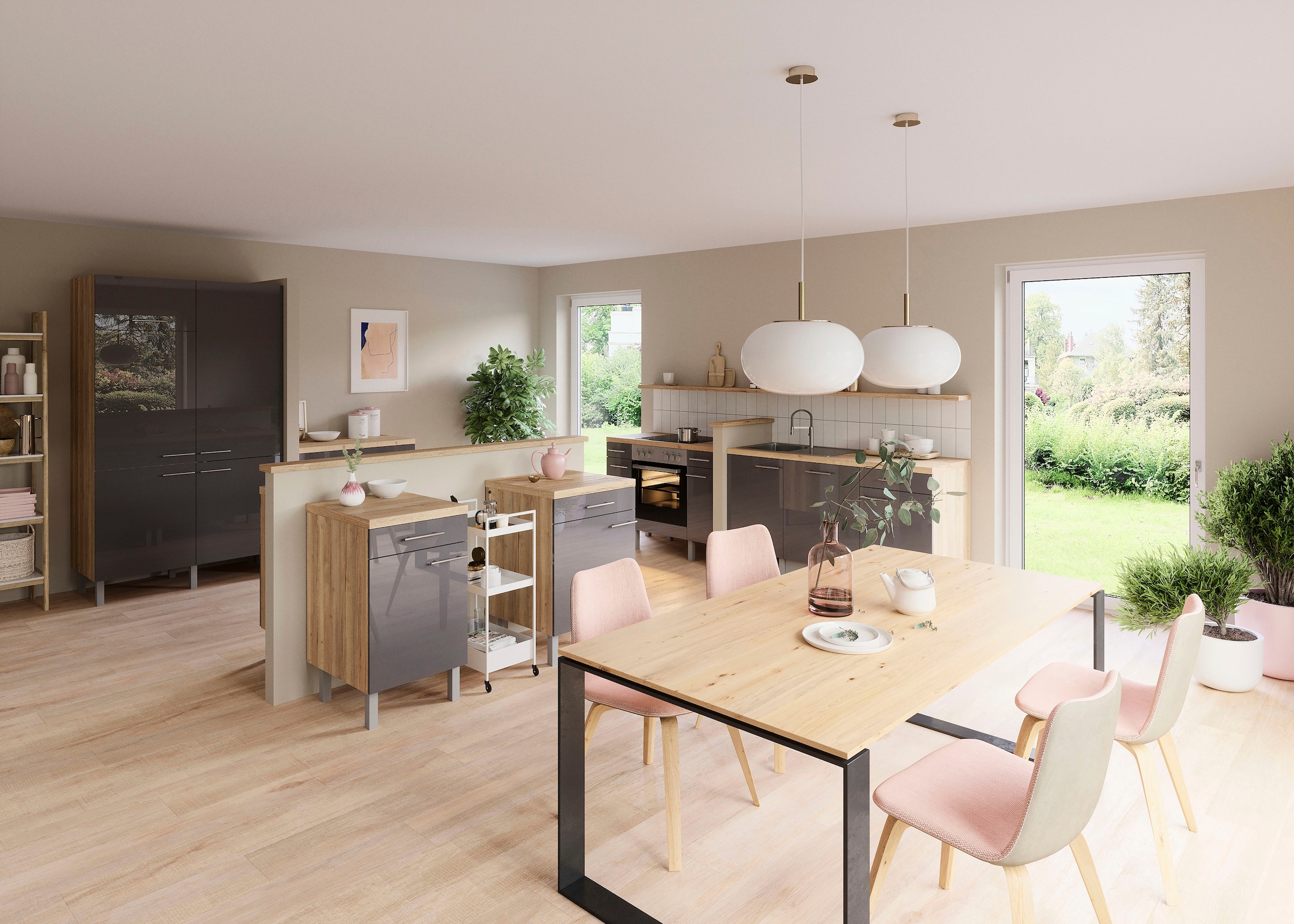 OPTIFIT Hängeschrank »Lilly«, Breite 100 cm, 2 Türen, 4 Einlegeböden