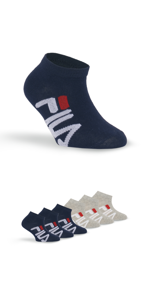 Fila Sneakersocken »JUNIOR UNISEX INVISIBLE SOCKS« 6 Stk. tlg. mit Logoschriftzug seitlich