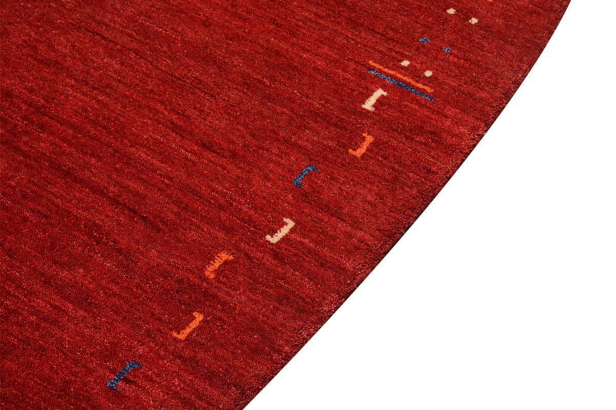 morgenland Wollteppich »GABBEH FEIN FENTH«, oval, 18 mm Höhe, reine Schurwolle bunte Bordüre, Wohnzimmer