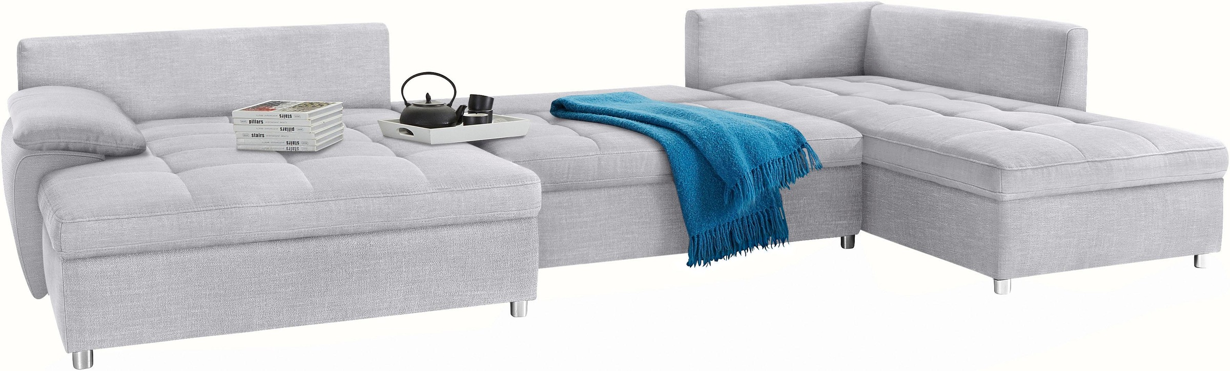sit&more Wohnlandschaft »Labene U-Form«, wahlweise mit Bettfunktion und Bettkasten