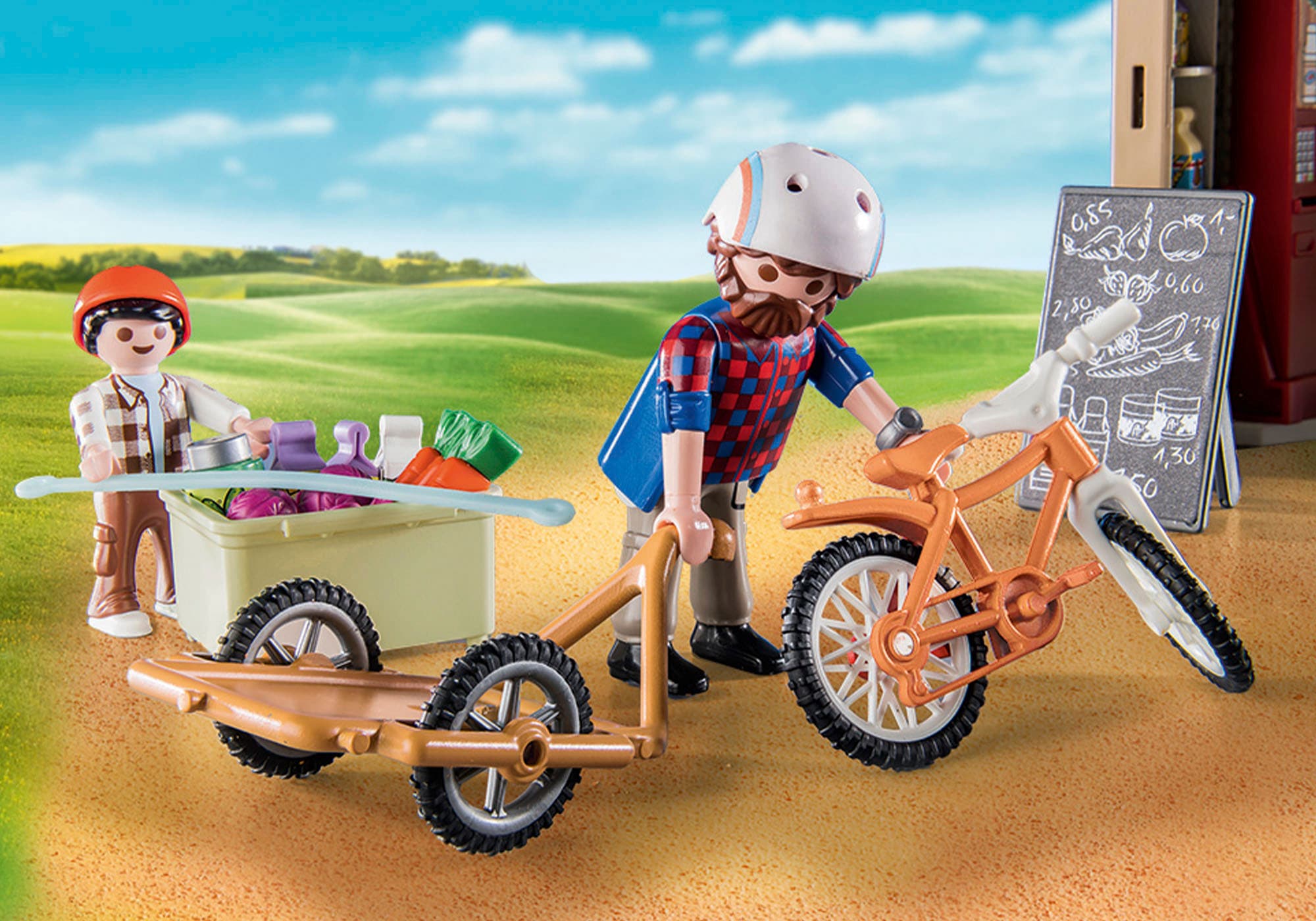 Playmobil® Konstruktions-Spielset »24-Stunden-Hofladen (71250), Country«, teilweise aus recyceltem Material; Made in Germany