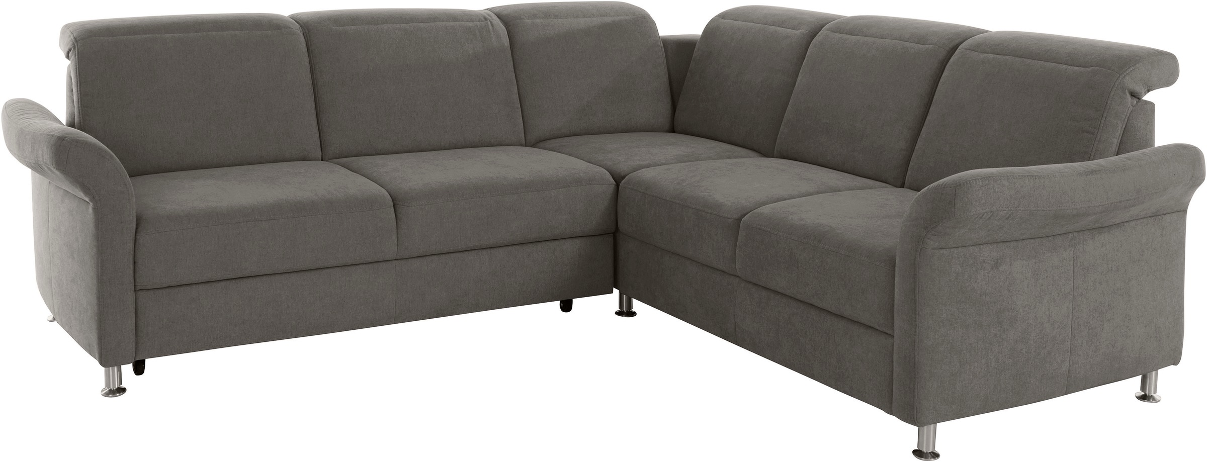 sit&more Ecksofa »Darwin L-Form«, inklusive Federkern, wahlweise mit Kopfteilverstellung, Bettfunktion