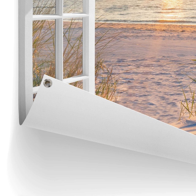 Reinders! Poster »Sonnenuntergang durch das Fenster«, Outdoor für Garten  oder Balkon online kaufen | Jelmoli-Versand