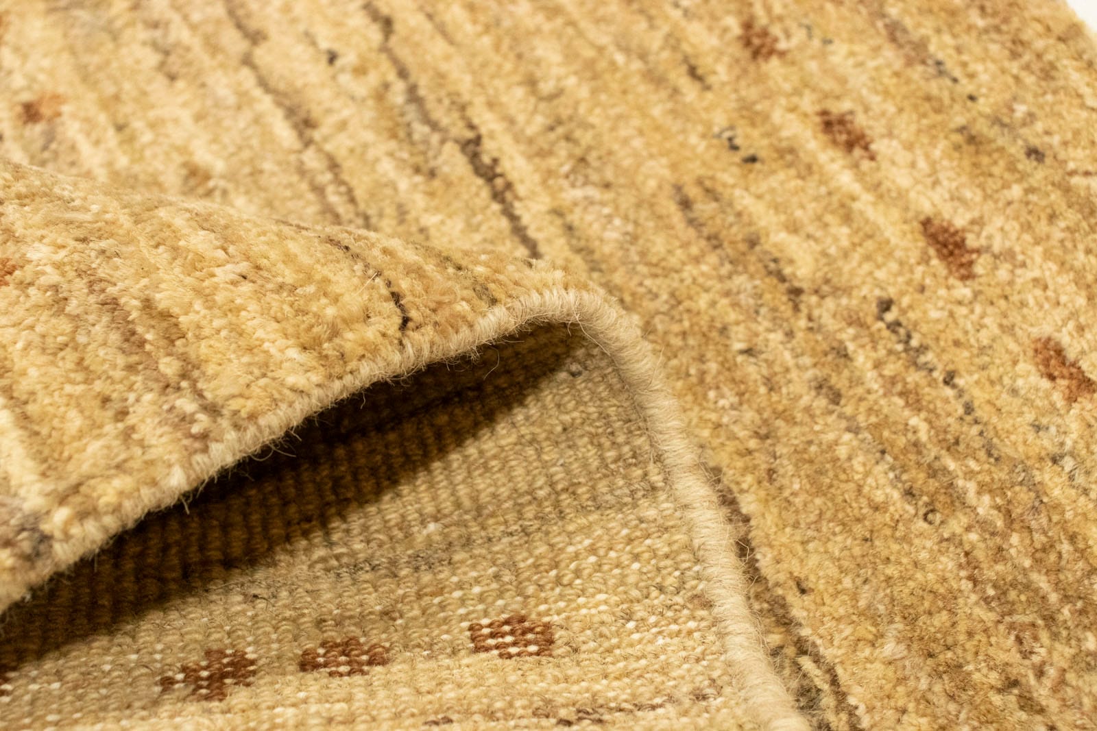 morgenland Wollteppich »Gabbeh Teppich handgeknüpft natur«, rechteckig, handgeknüpft